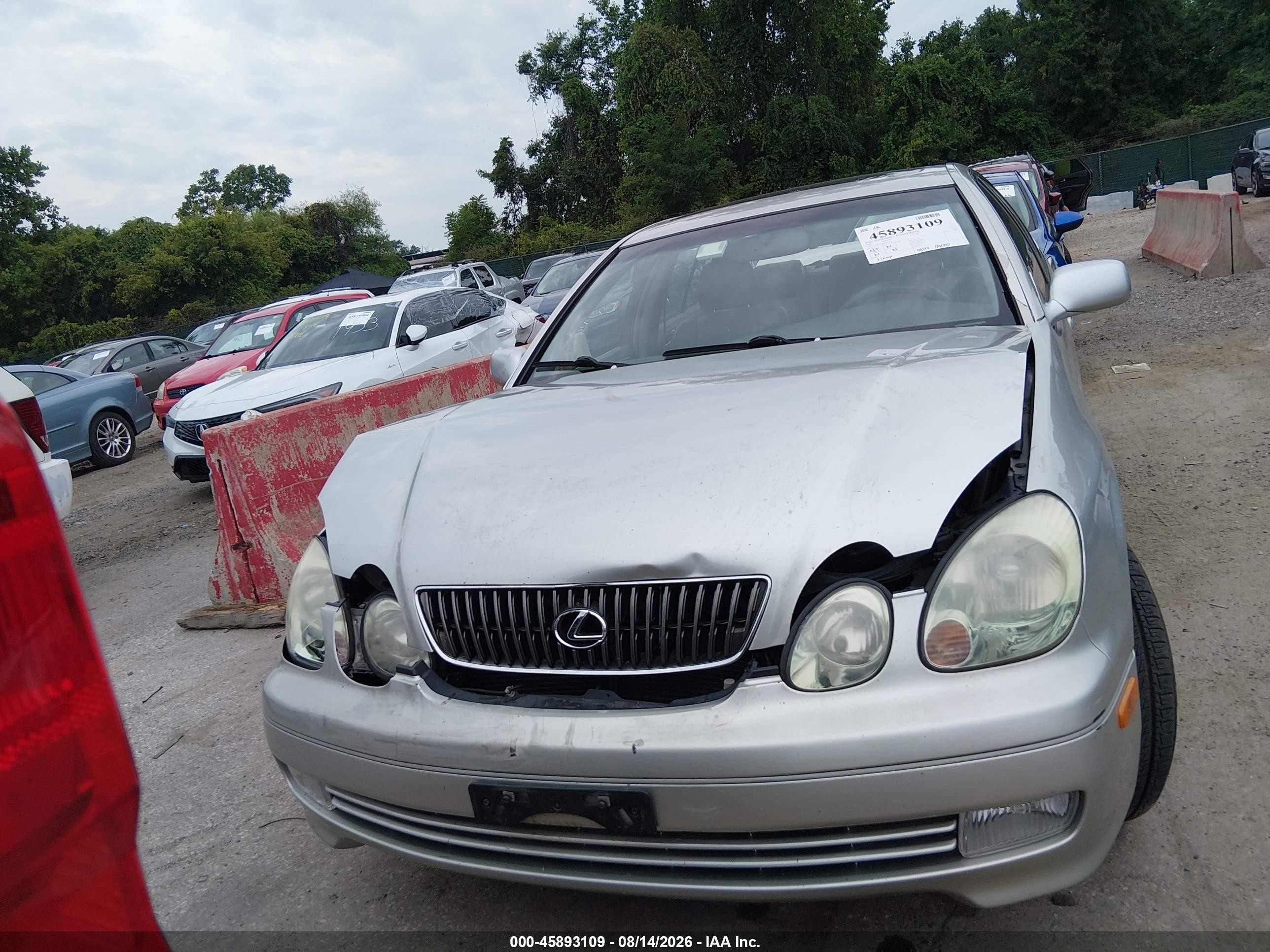 2002 Lexus Gs 300   Silver vin: JT8BD69S620155545