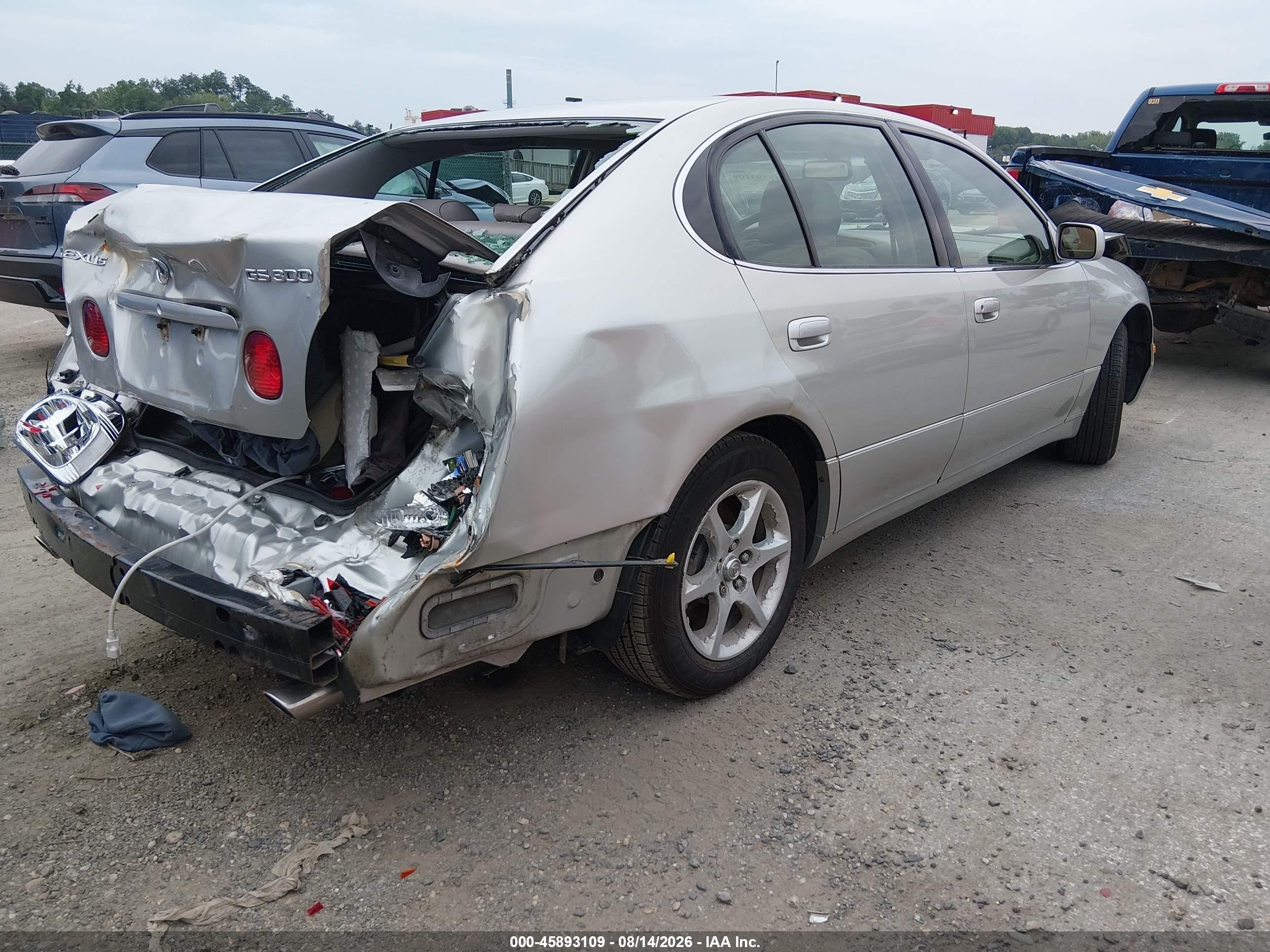 2002 Lexus Gs 300   Silver vin: JT8BD69S620155545