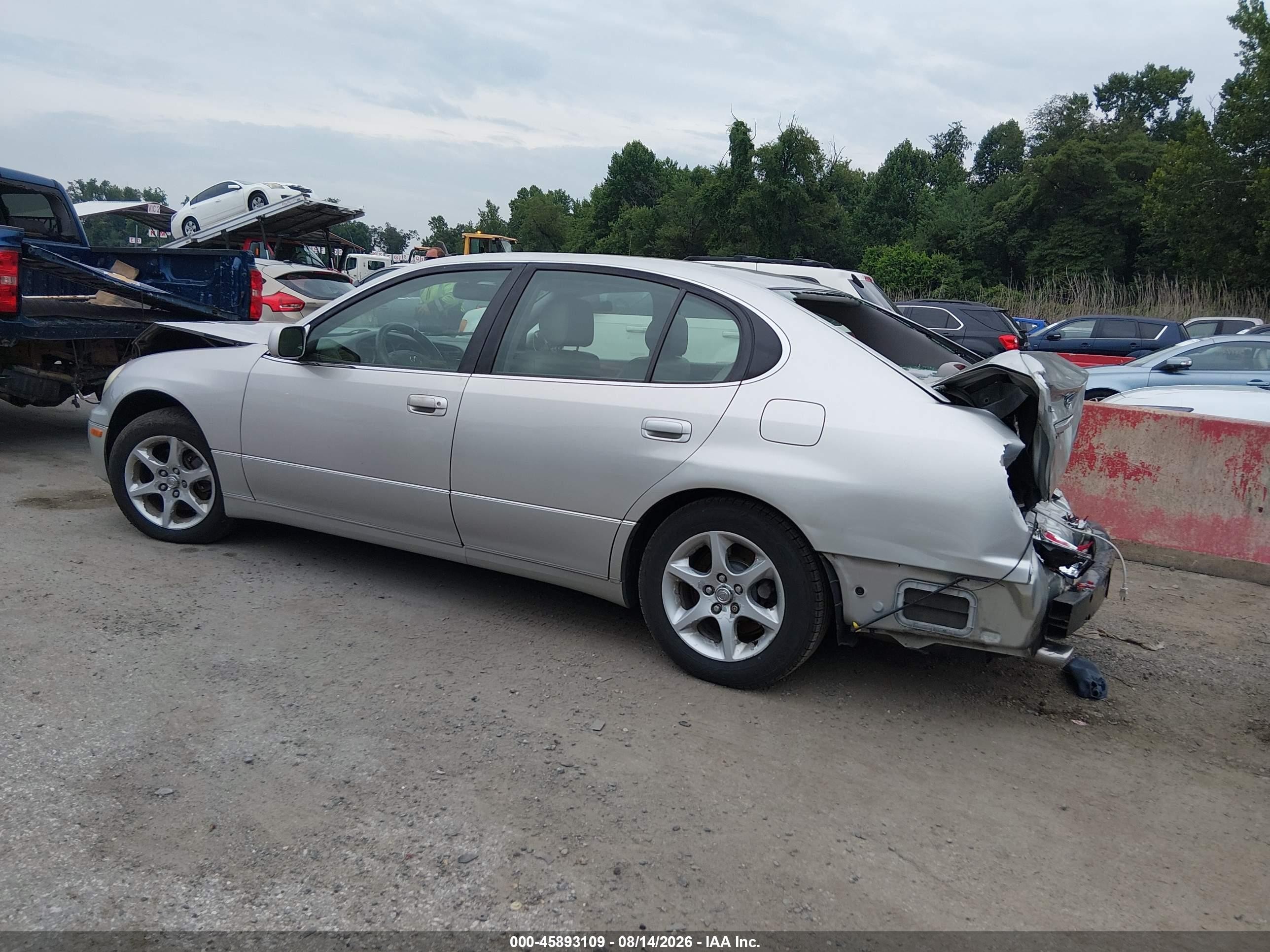 2002 Lexus Gs 300   Silver vin: JT8BD69S620155545