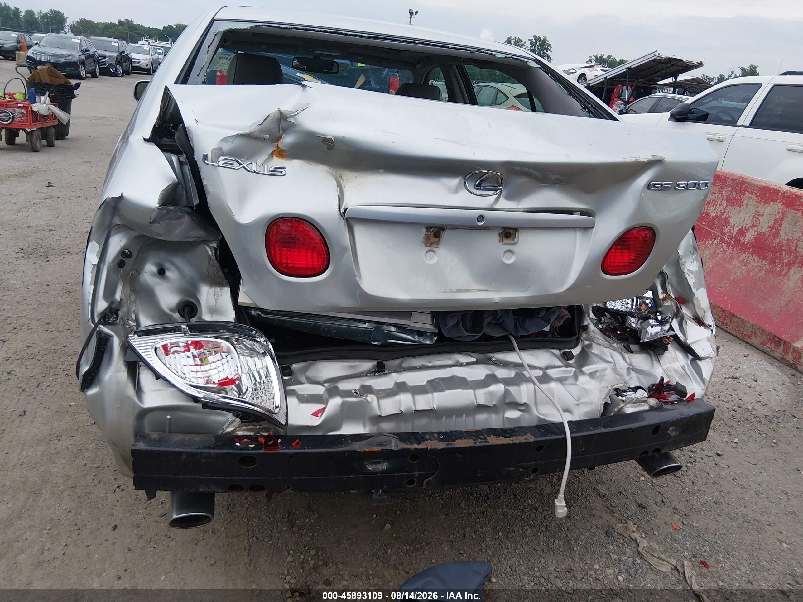 2002 Lexus Gs 300   Silver vin: JT8BD69S620155545