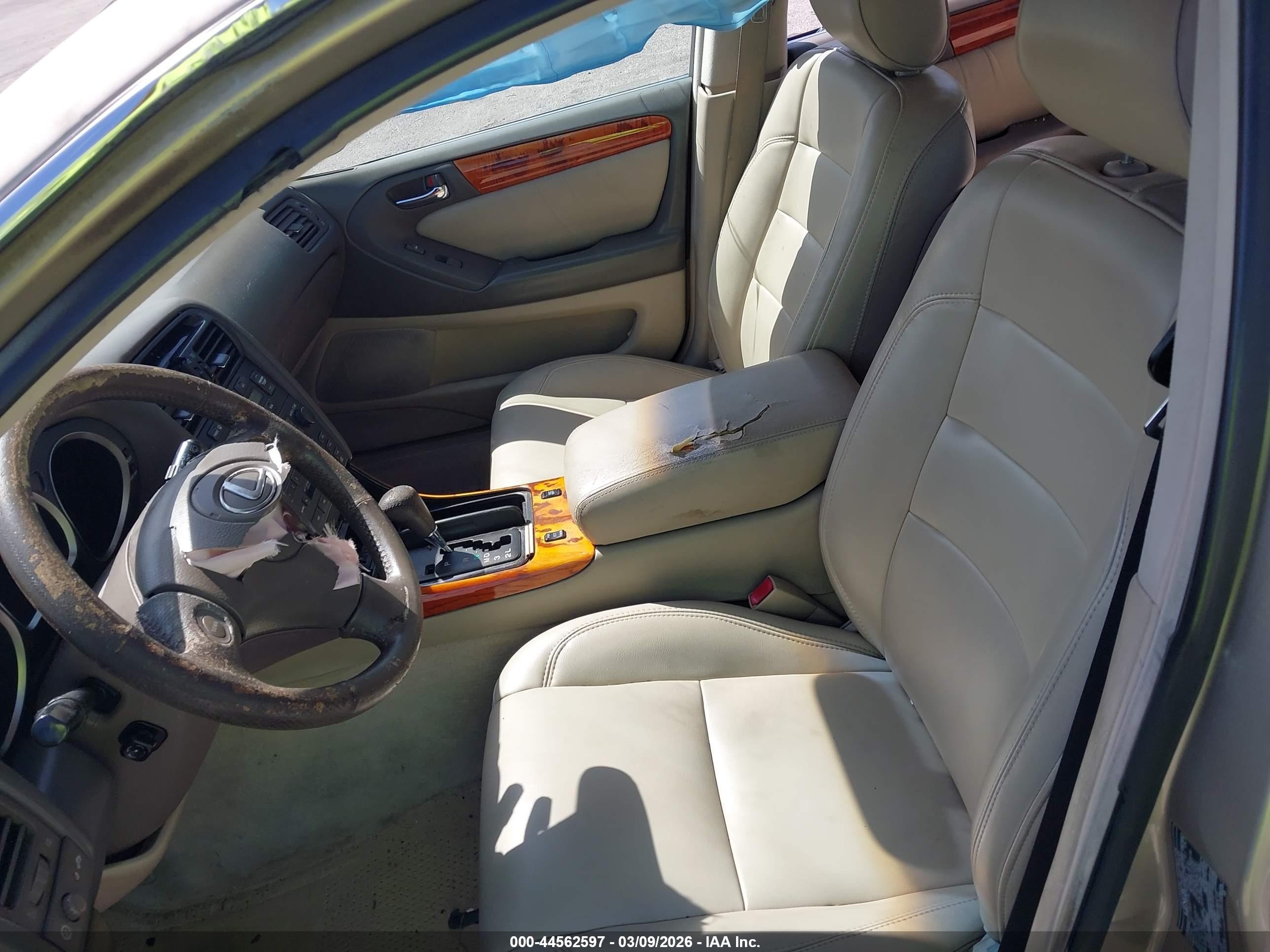 2002 Lexus Gs 300   Champagne vin: JT8BD69S620161460