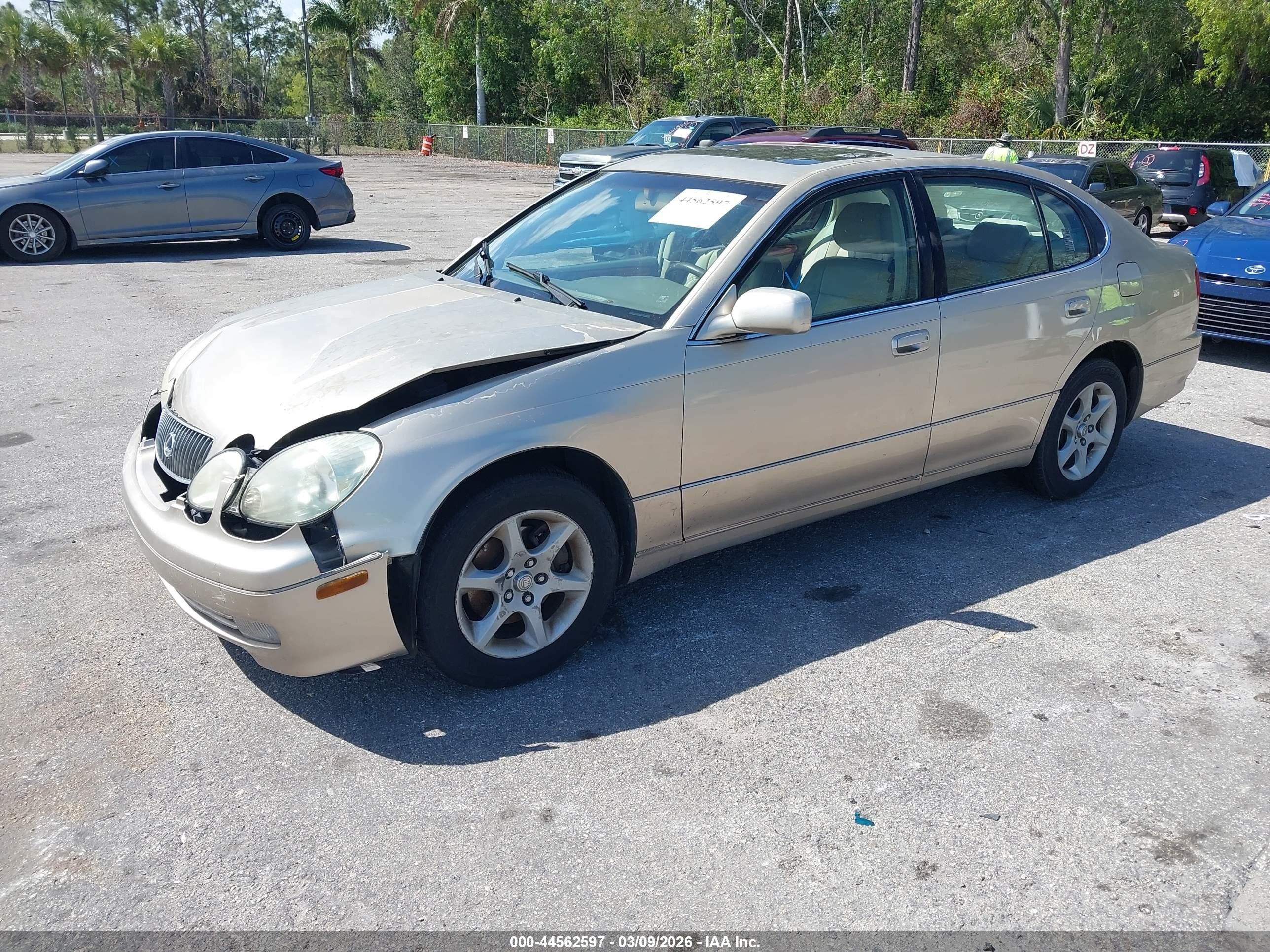 2002 Lexus Gs 300   Champagne vin: JT8BD69S620161460