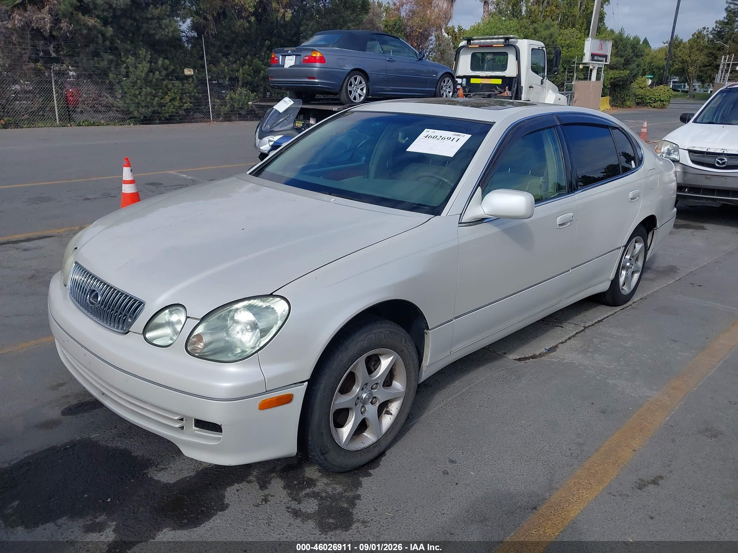 2003 Lexus Gs 300   White vin: JT8BD69S630176672