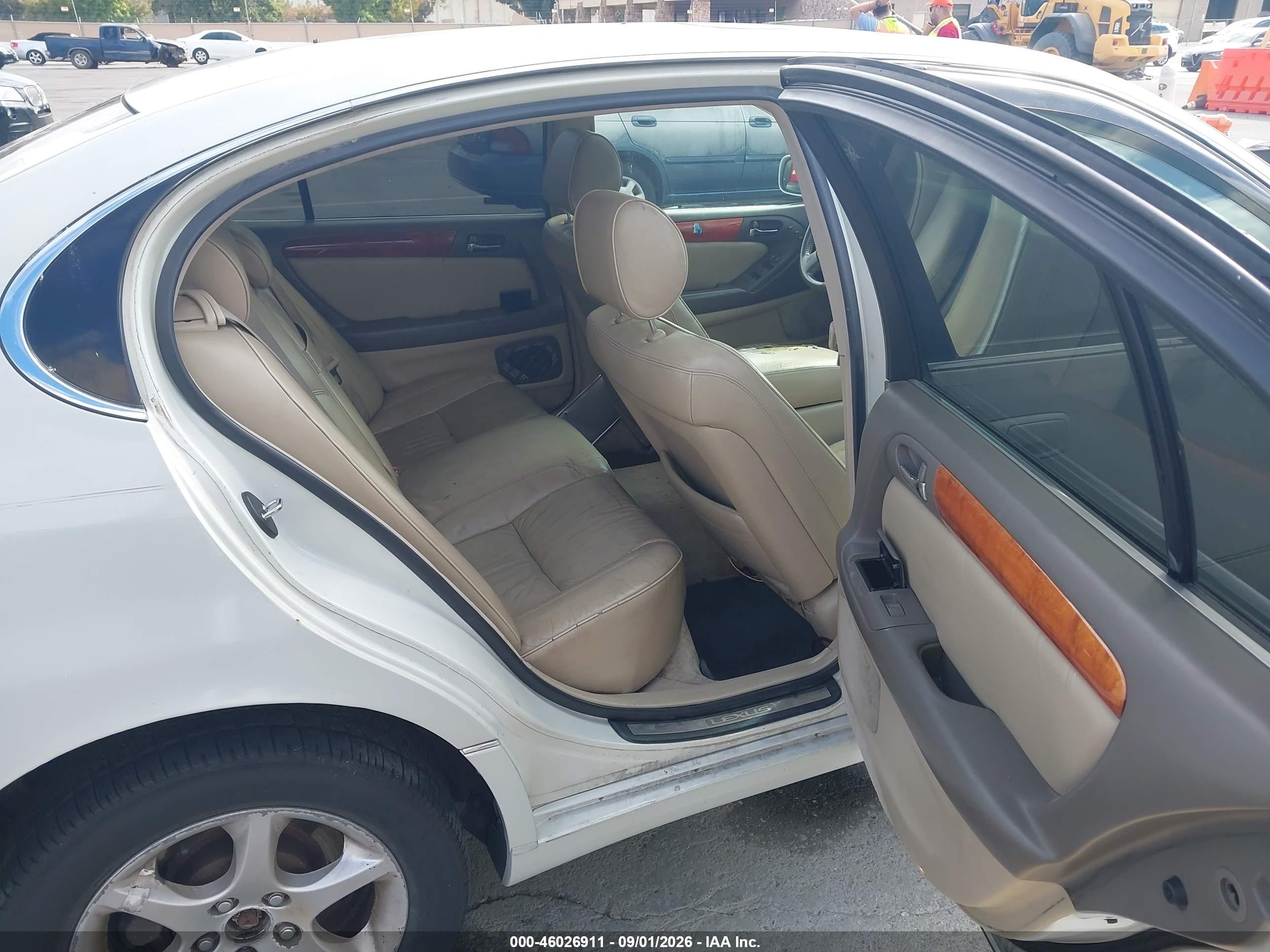 2003 Lexus Gs 300   White vin: JT8BD69S630176672