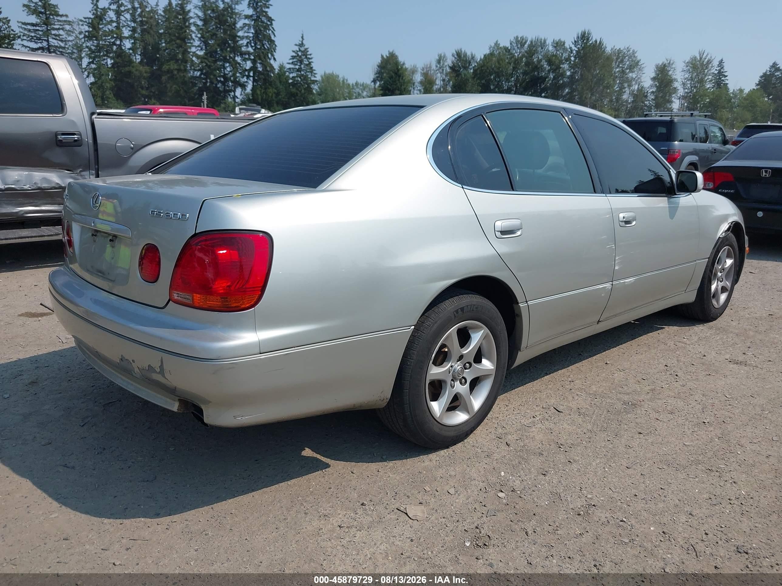2003 Lexus Gs 300 Серебряный vin: JT8BD69S630180060