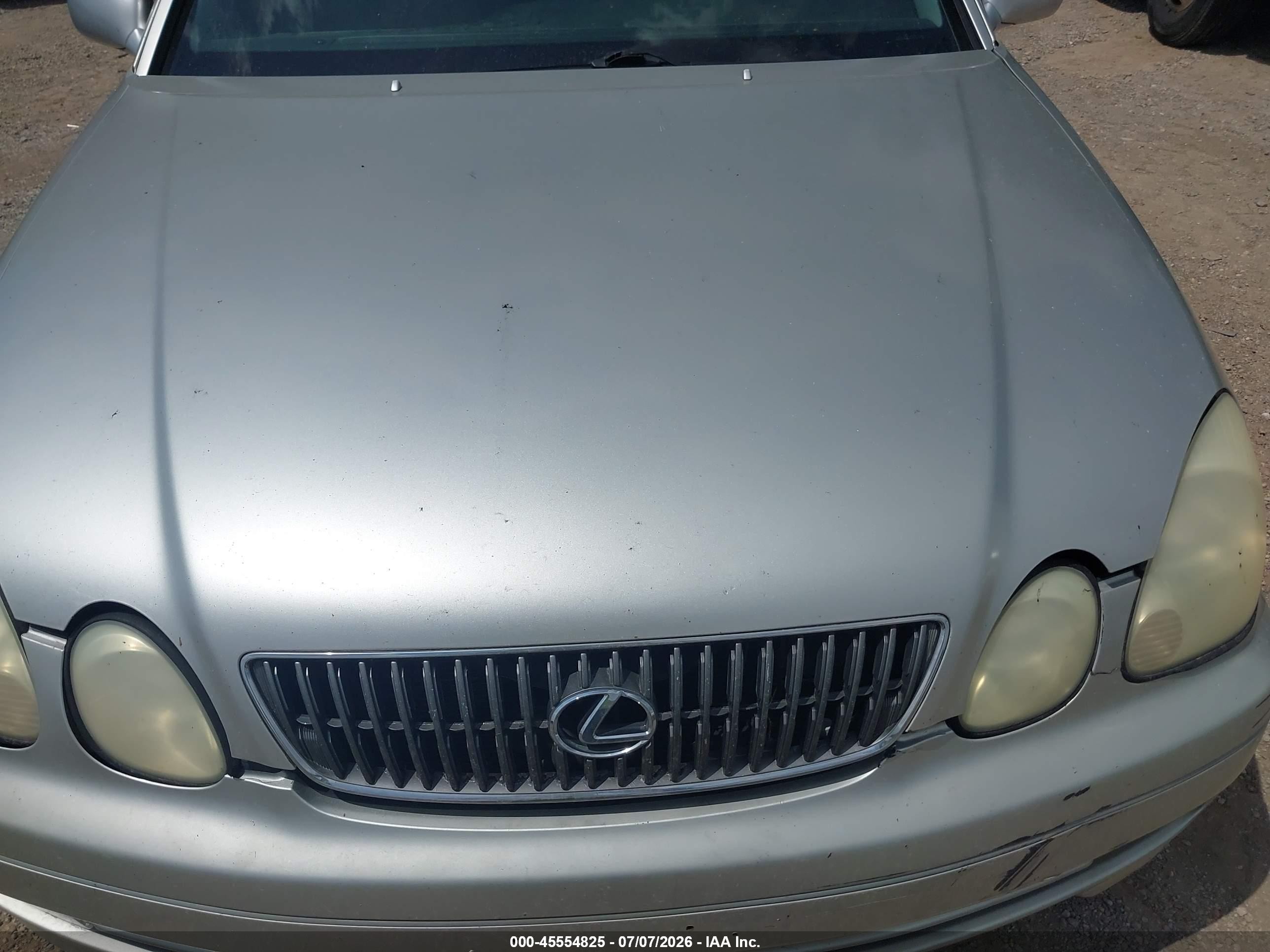 2003 Lexus Gs 300   Silver vin: JT8BD69S630181726