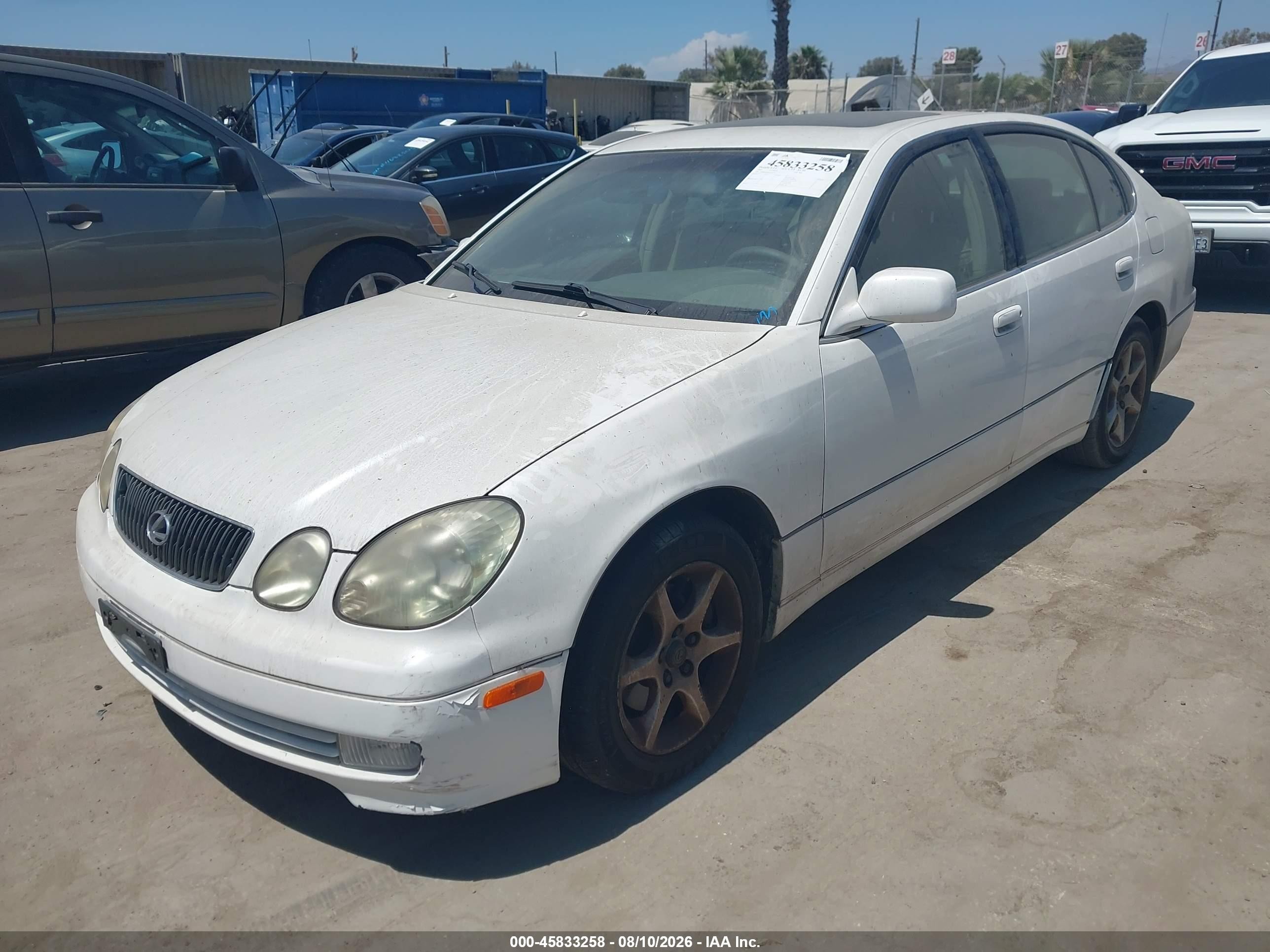 2004 Lexus Gs 300   Белый vin: JT8BD69S640193795