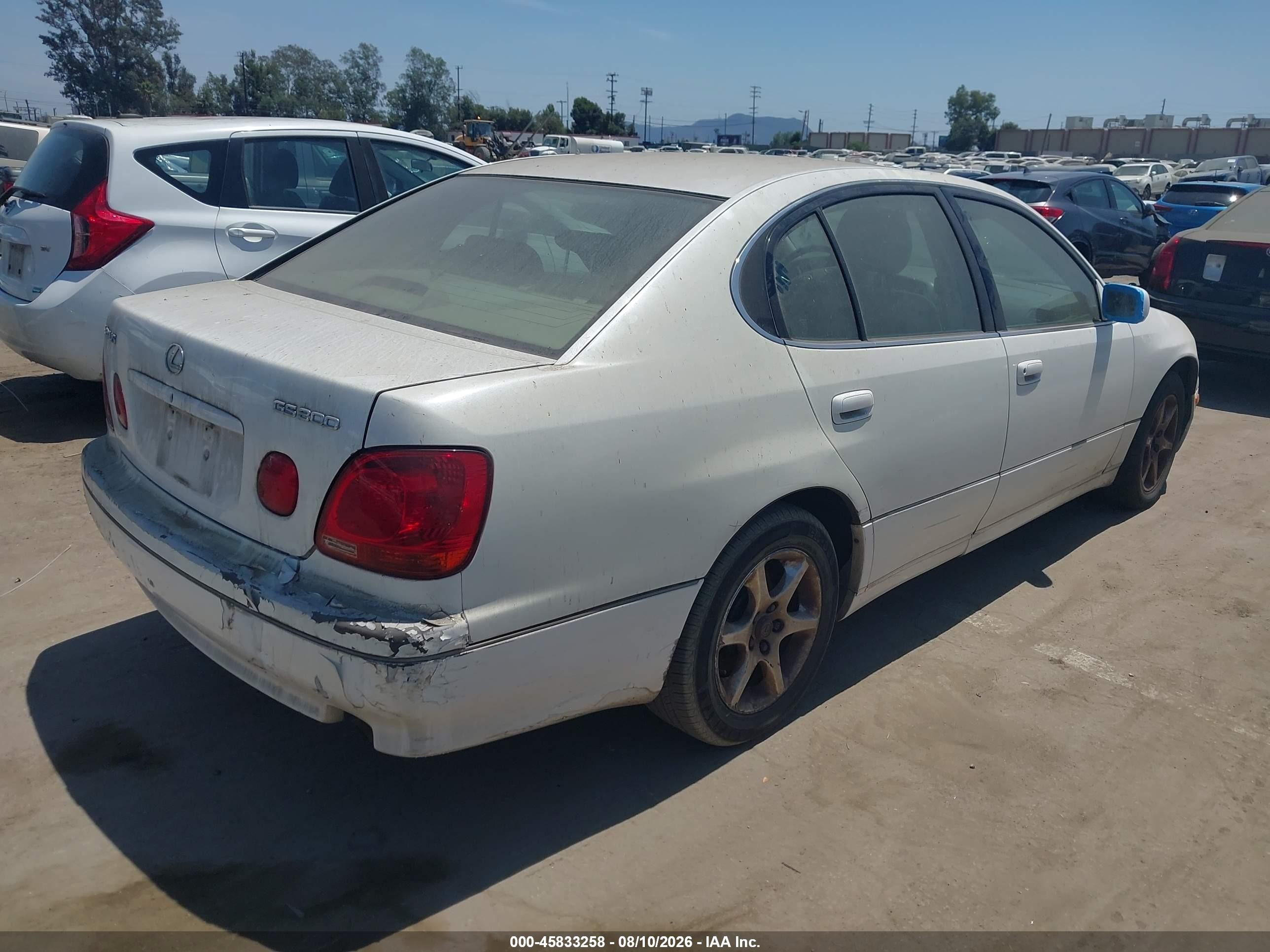 2004 Lexus Gs 300   Белый vin: JT8BD69S640193795