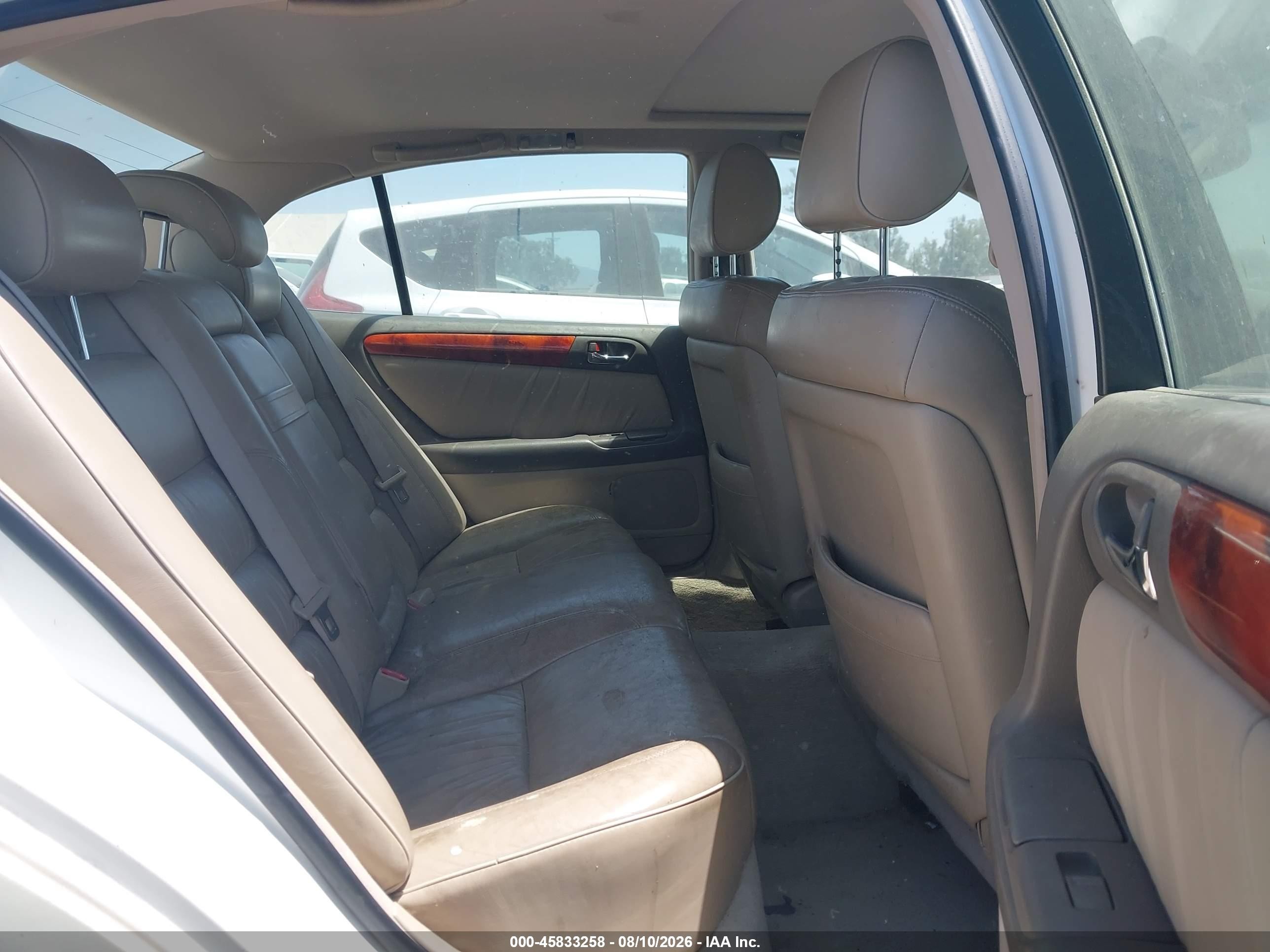 2004 Lexus Gs 300   Белый vin: JT8BD69S640193795