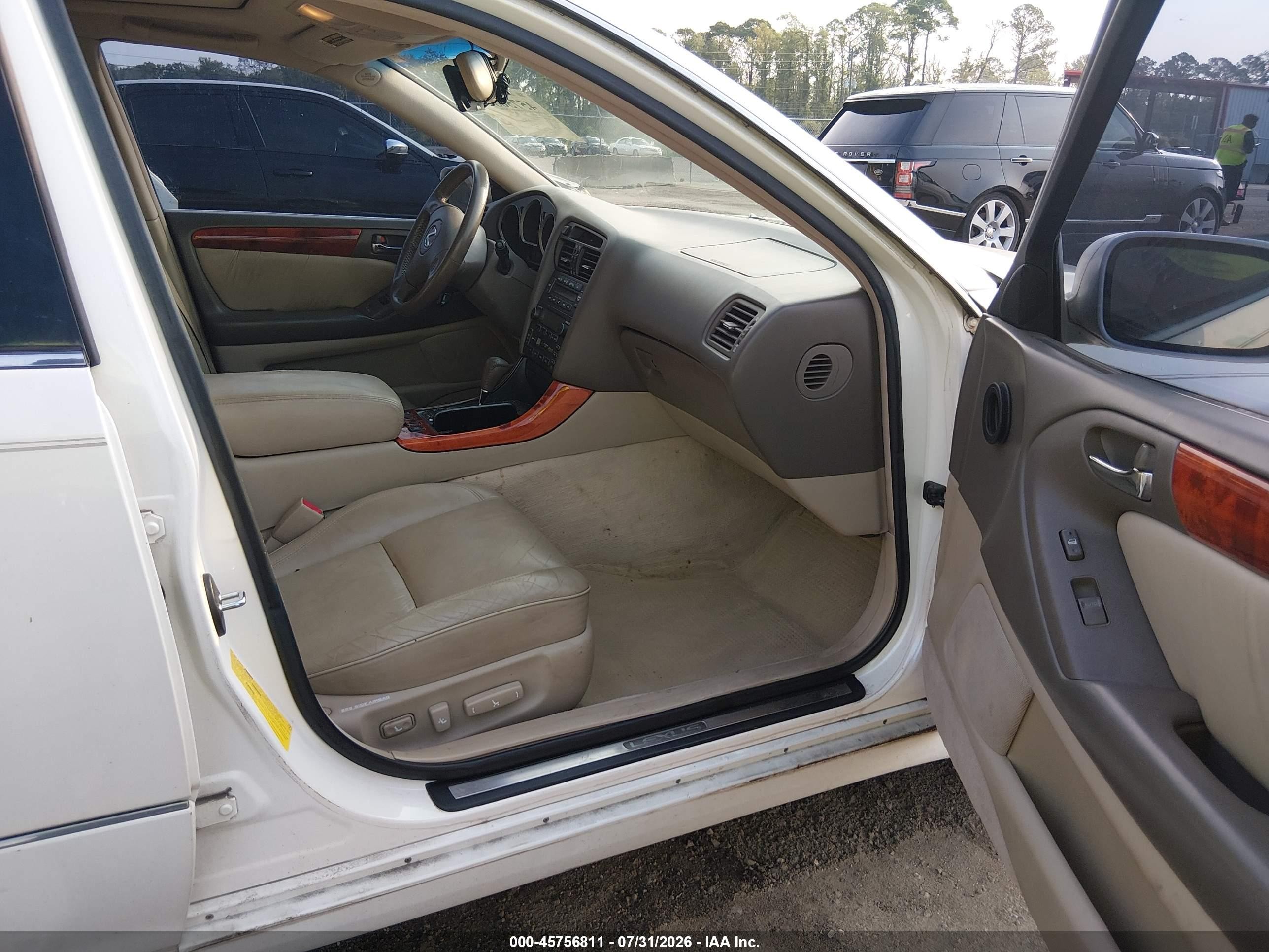 2004 Lexus Gs 300   White vin: JT8BD69S640200907
