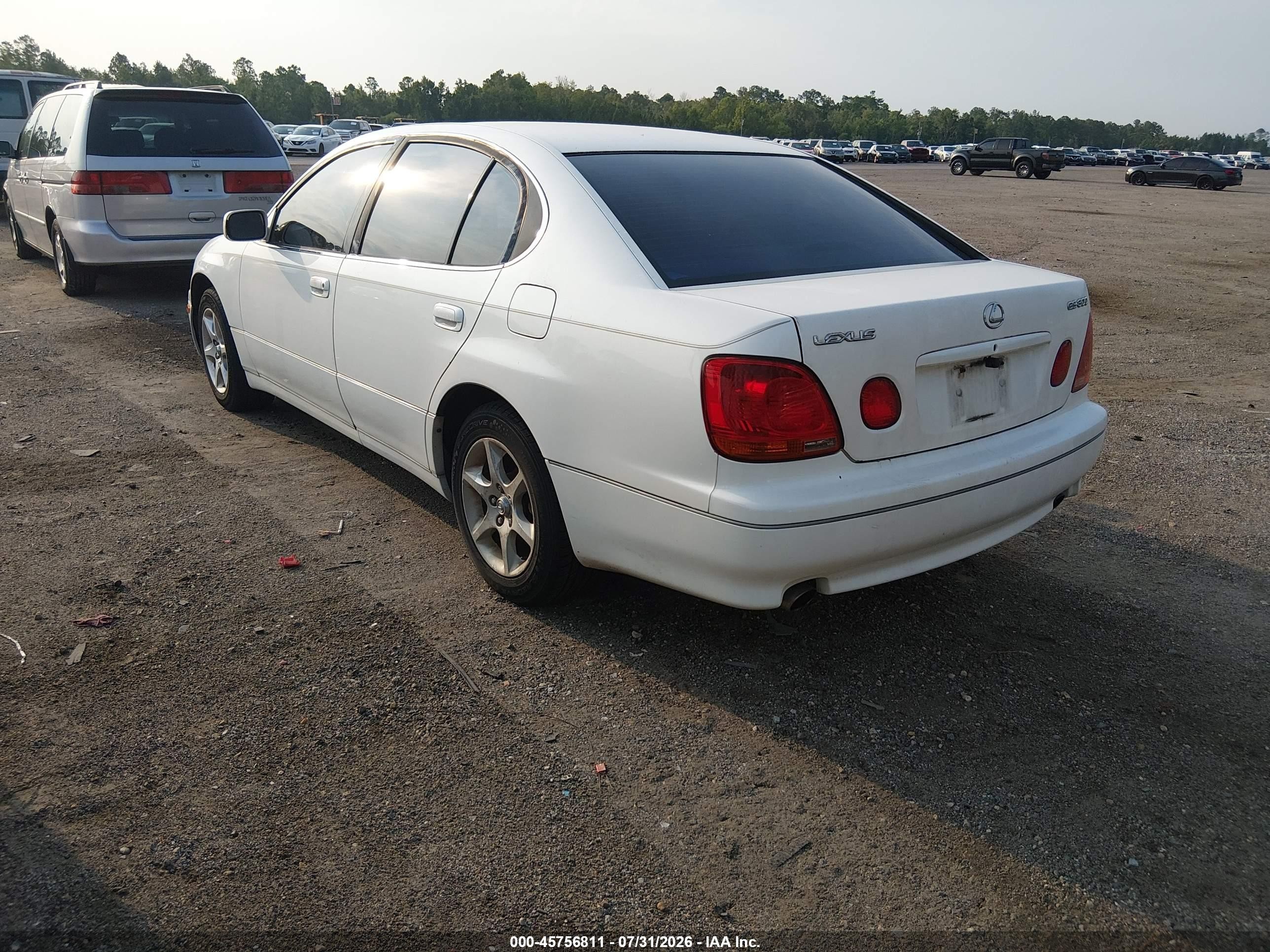 2004 Lexus Gs 300   White vin: JT8BD69S640200907