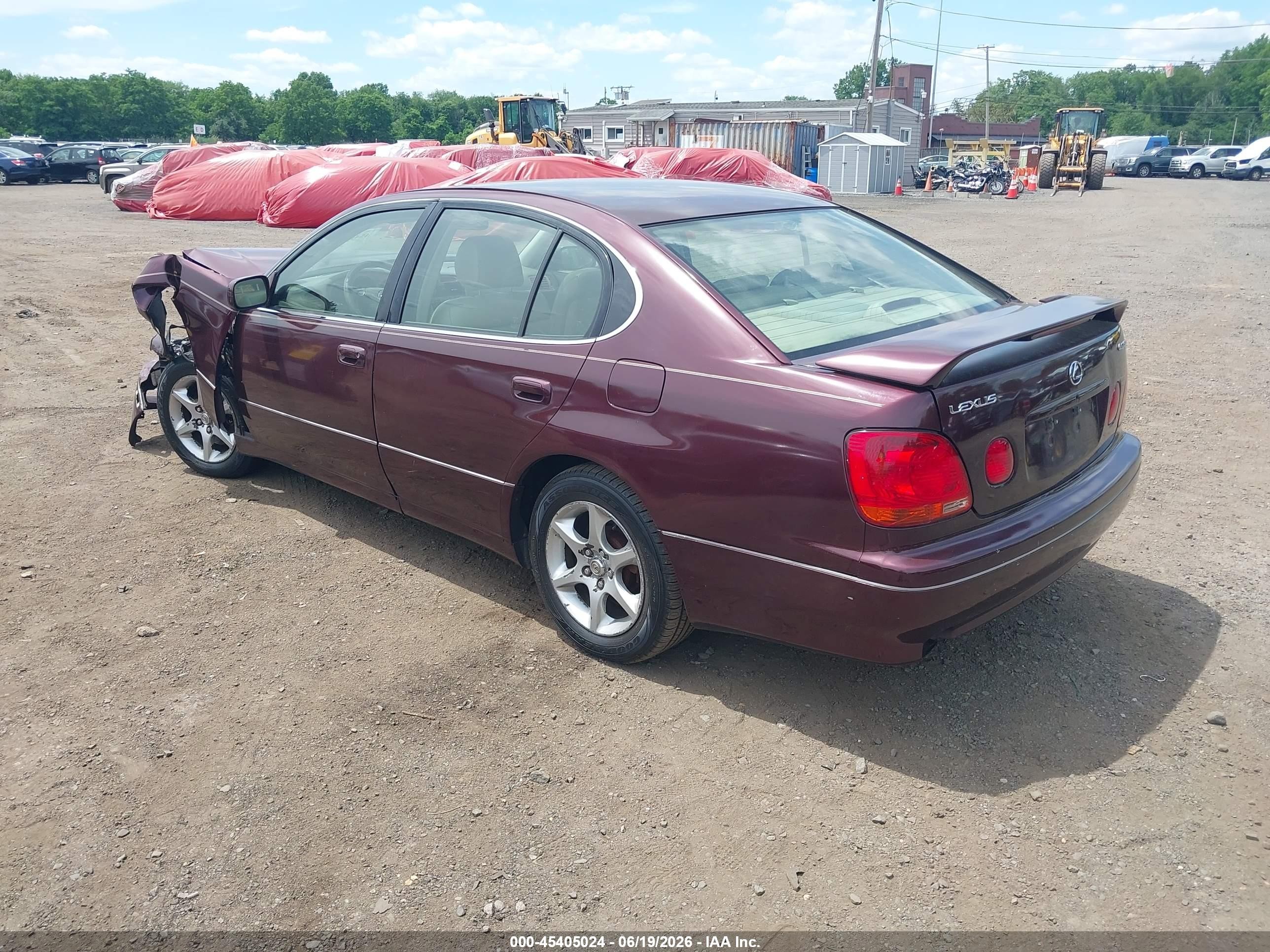 2004 Lexus Gs 300   Burgundy vin: JT8BD69S640202088