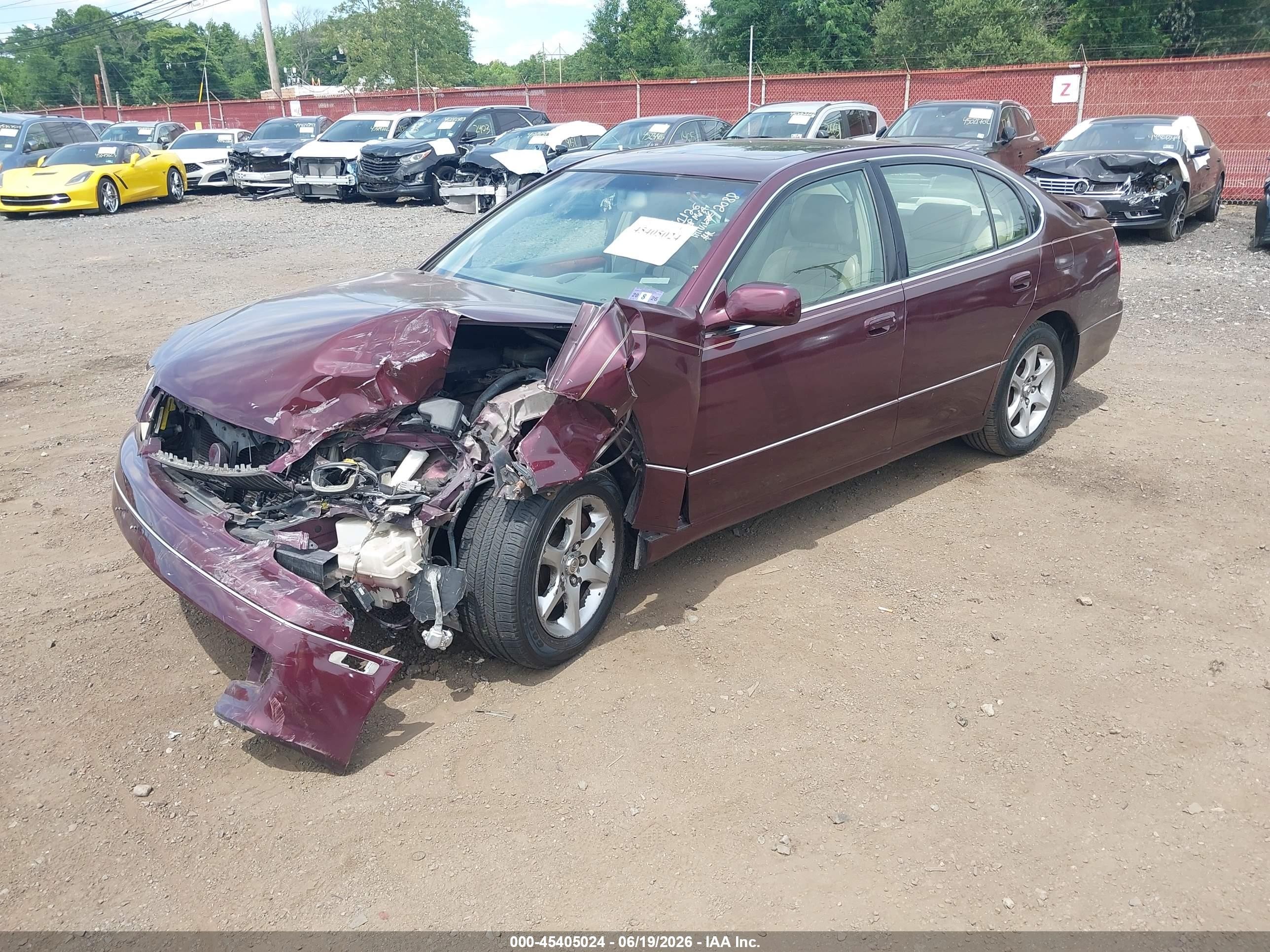 2004 Lexus Gs 300   Burgundy vin: JT8BD69S640202088