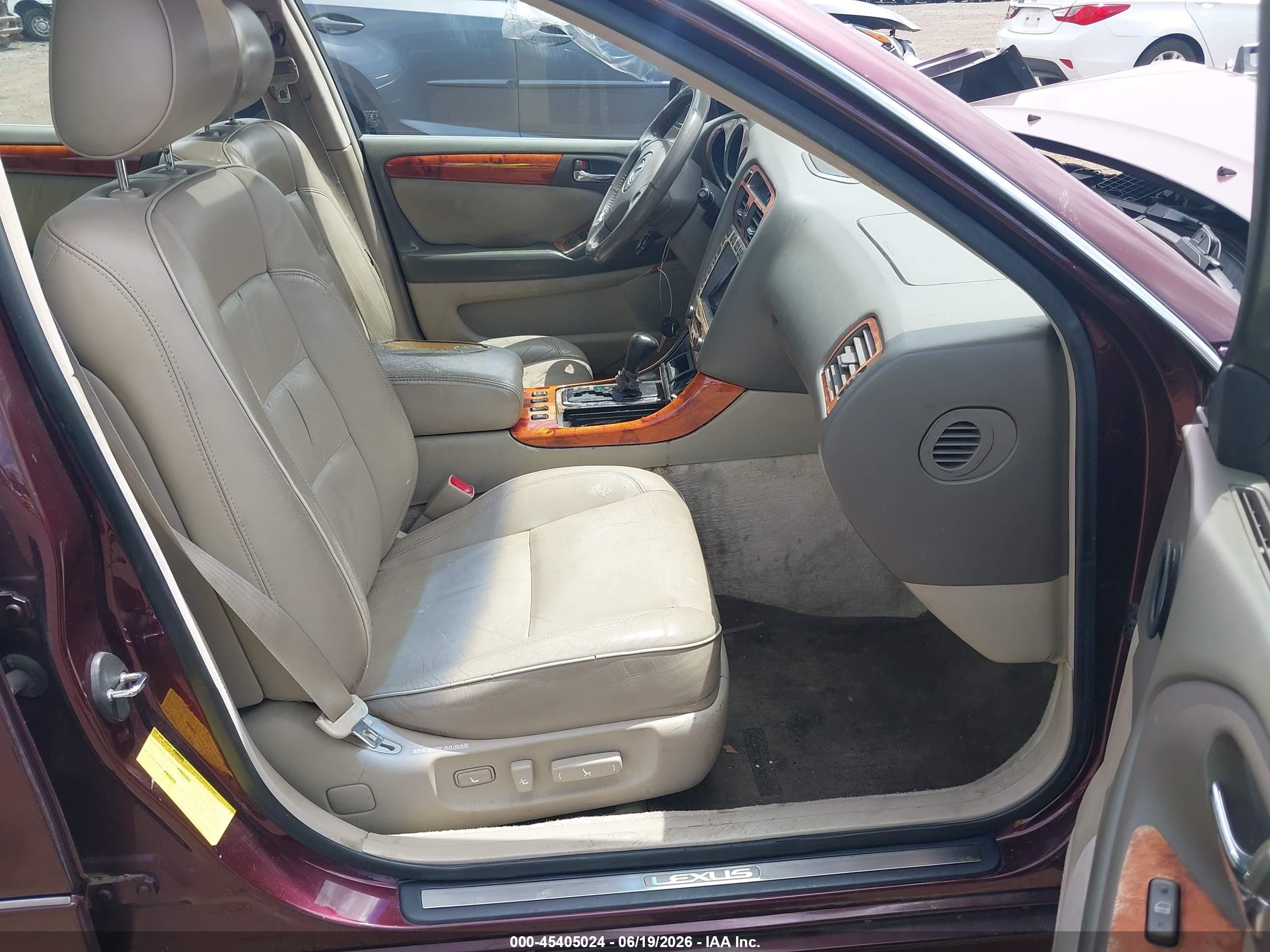 2004 Lexus Gs 300   Burgundy vin: JT8BD69S640202088