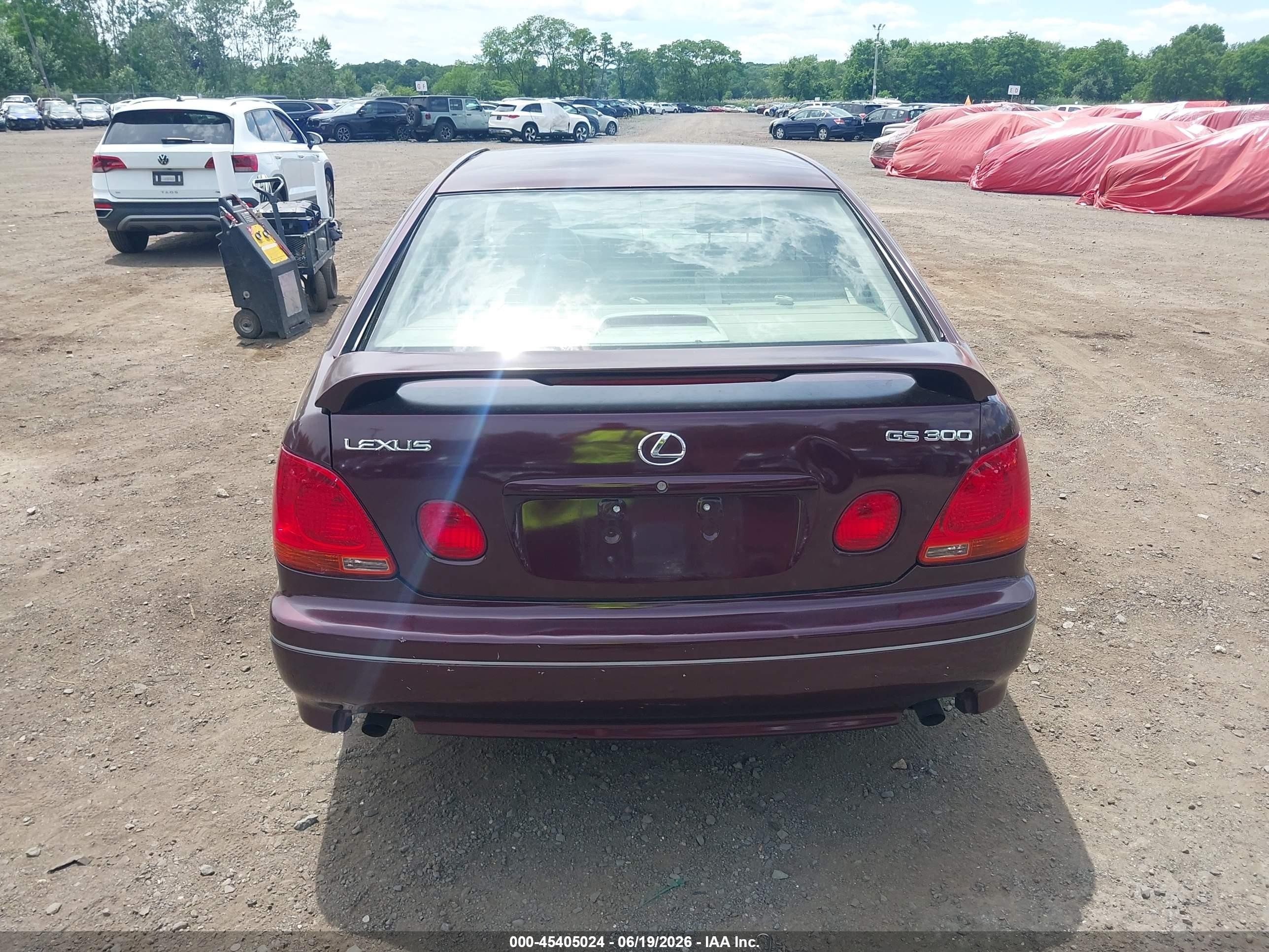 2004 Lexus Gs 300   Burgundy vin: JT8BD69S640202088