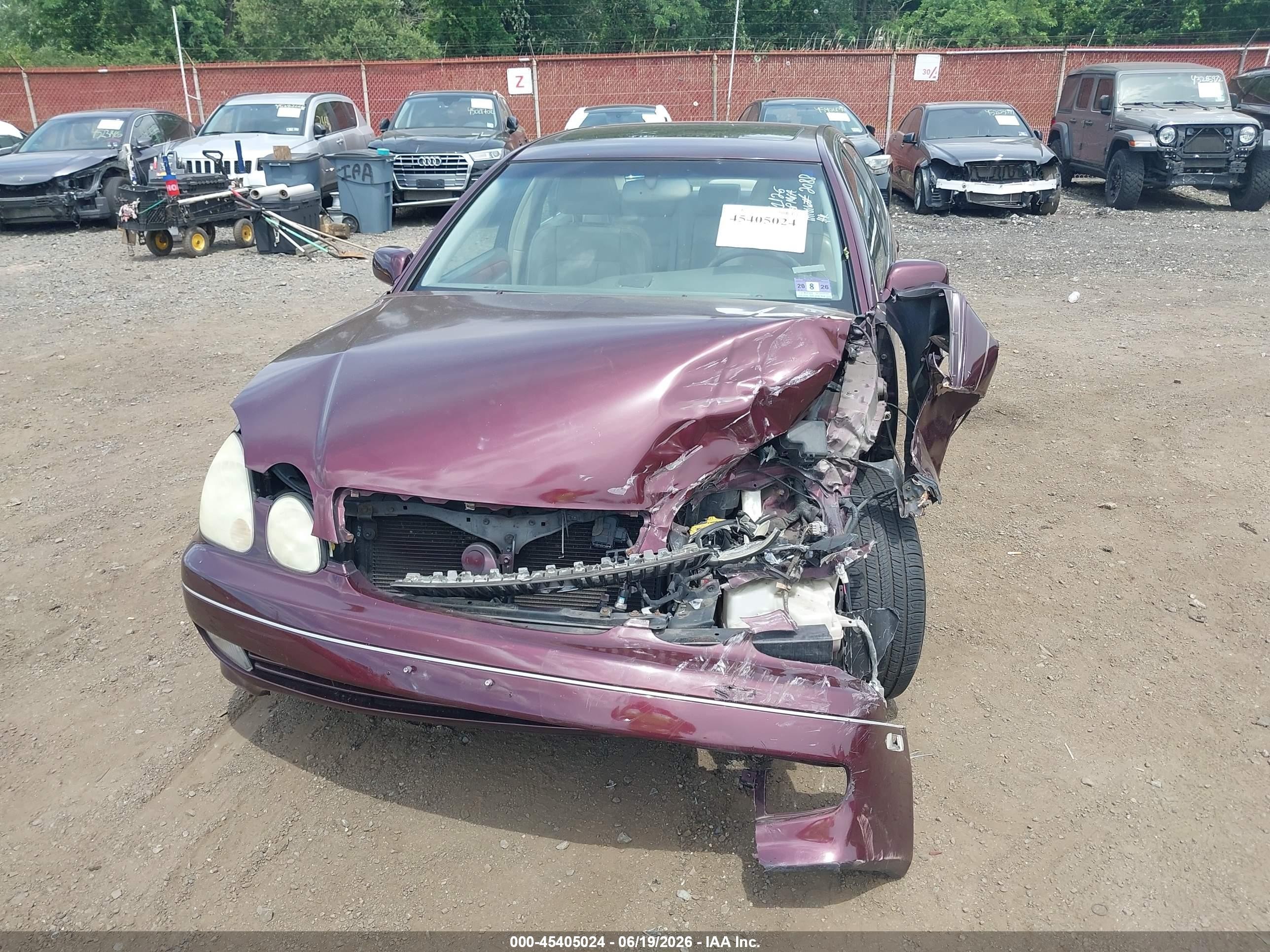 2004 Lexus Gs 300   Burgundy vin: JT8BD69S640202088