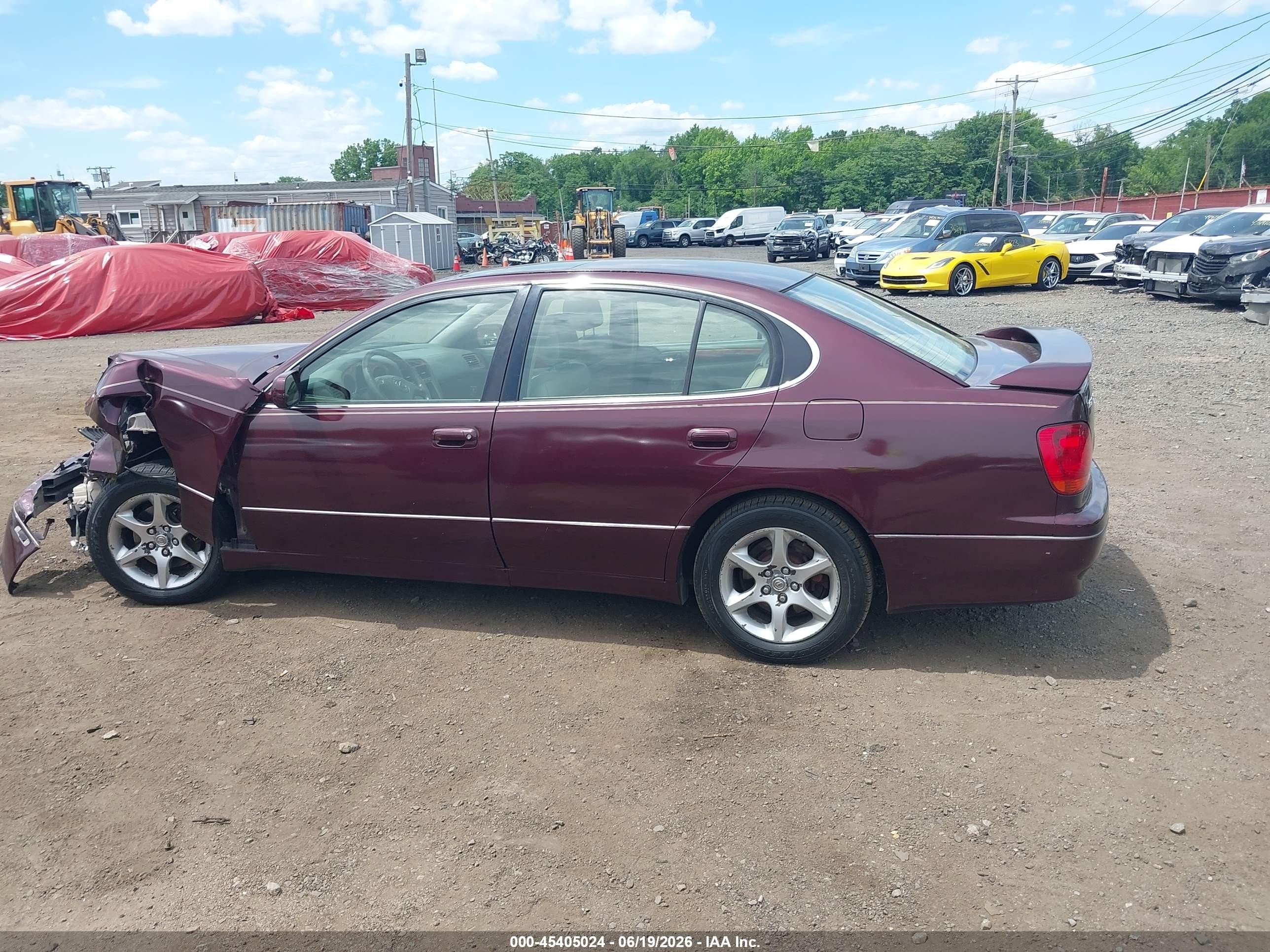 2004 Lexus Gs 300   Burgundy vin: JT8BD69S640202088