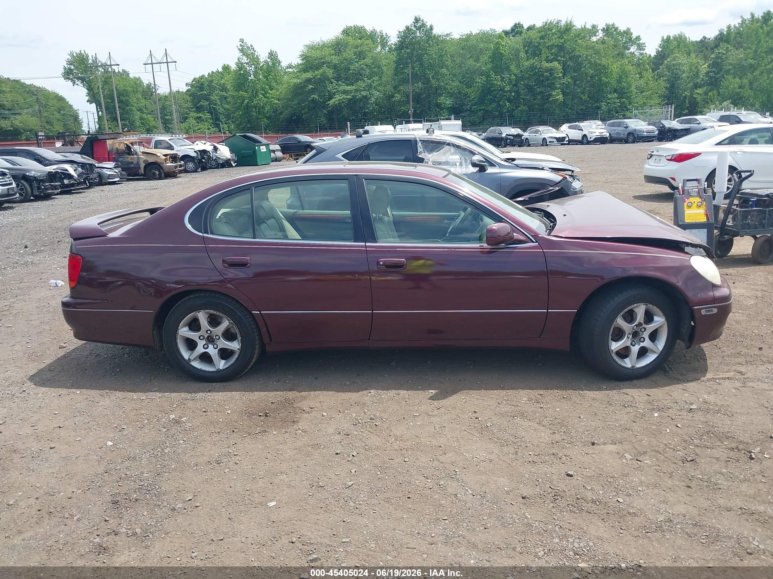 2004 Lexus Gs 300   Burgundy vin: JT8BD69S640202088