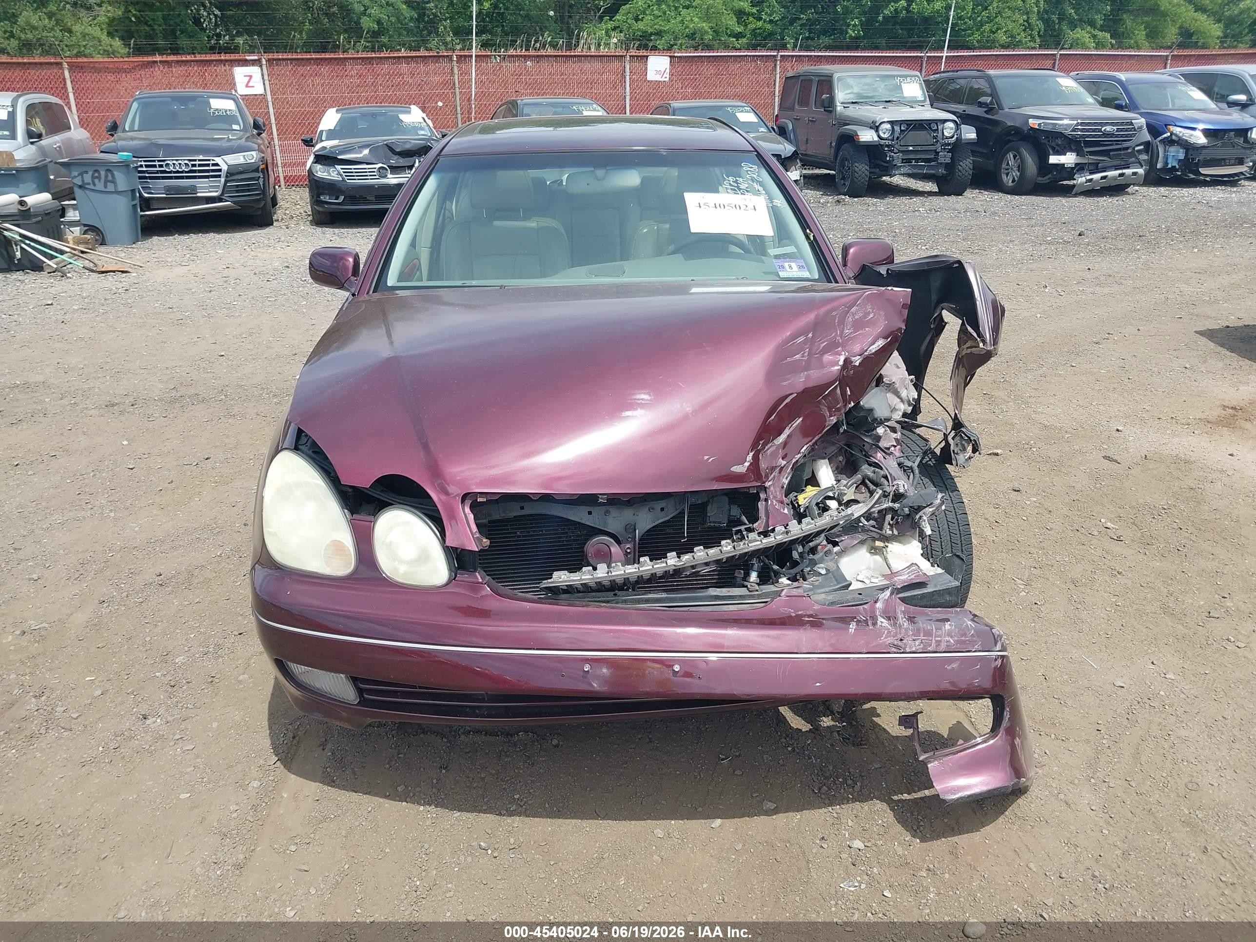2004 Lexus Gs 300   Burgundy vin: JT8BD69S640202088
