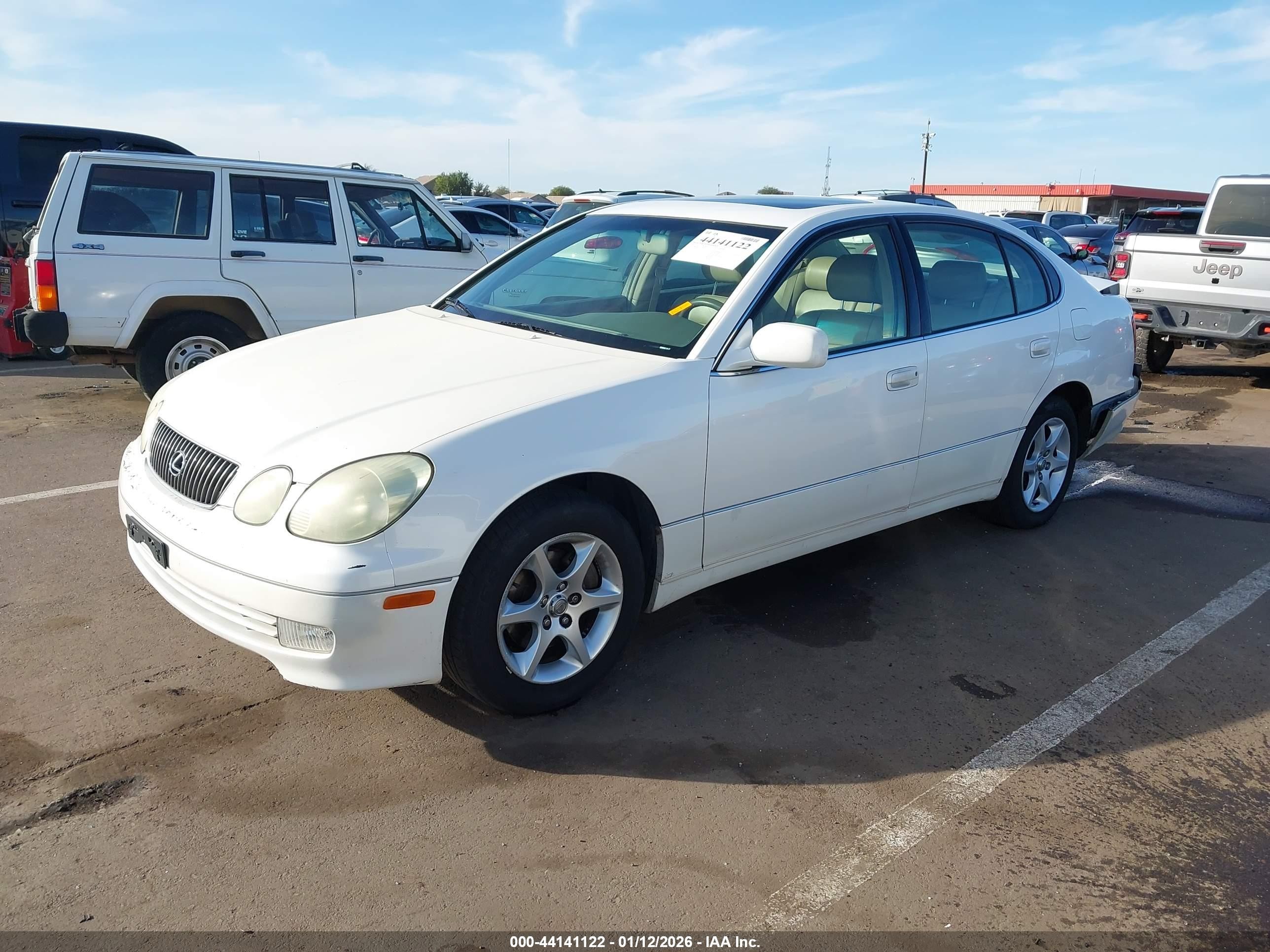 2005 Lexus Gs 300   White vin: JT8BD69S650204604