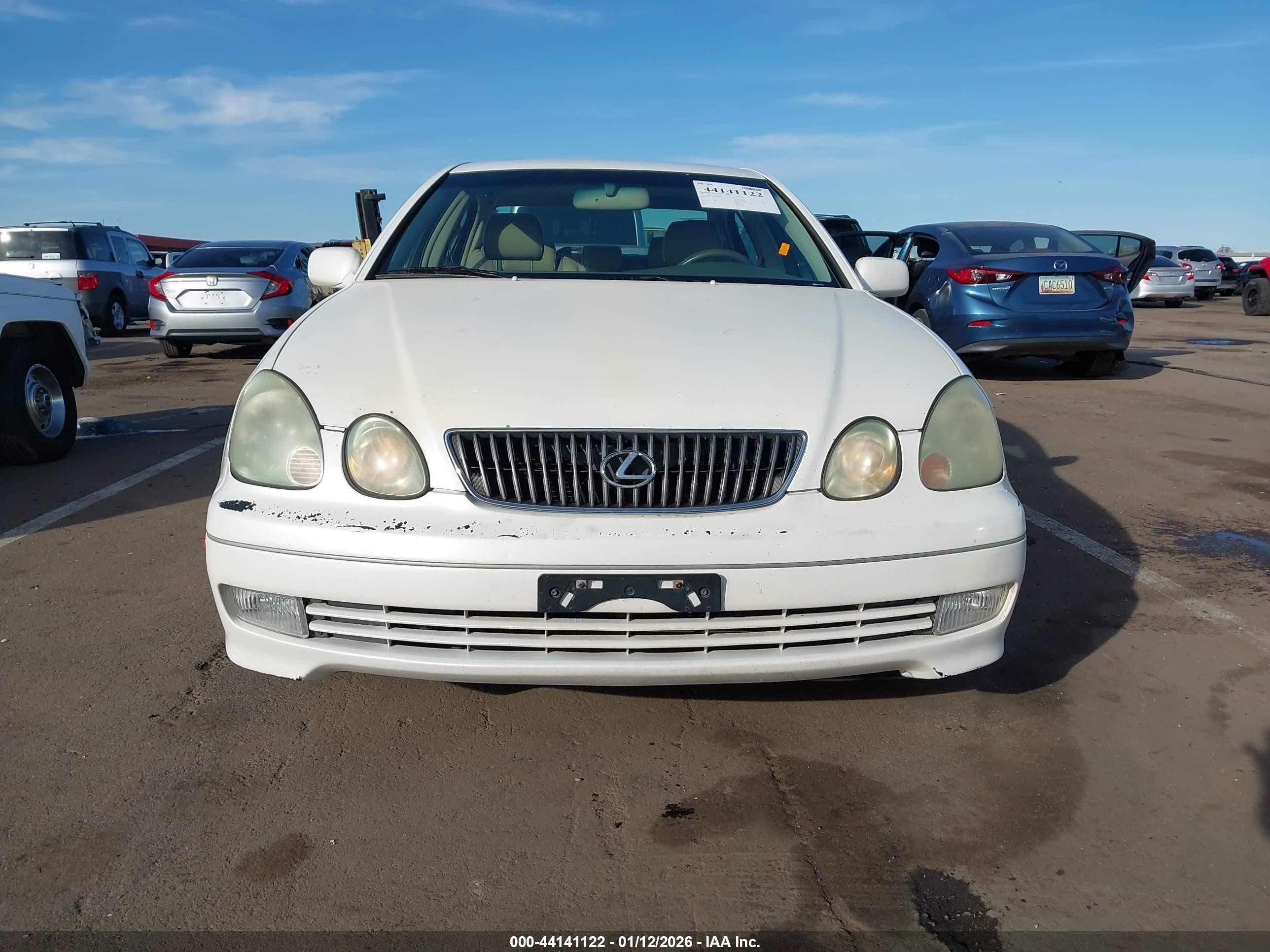 2005 Lexus Gs 300   White vin: JT8BD69S650204604