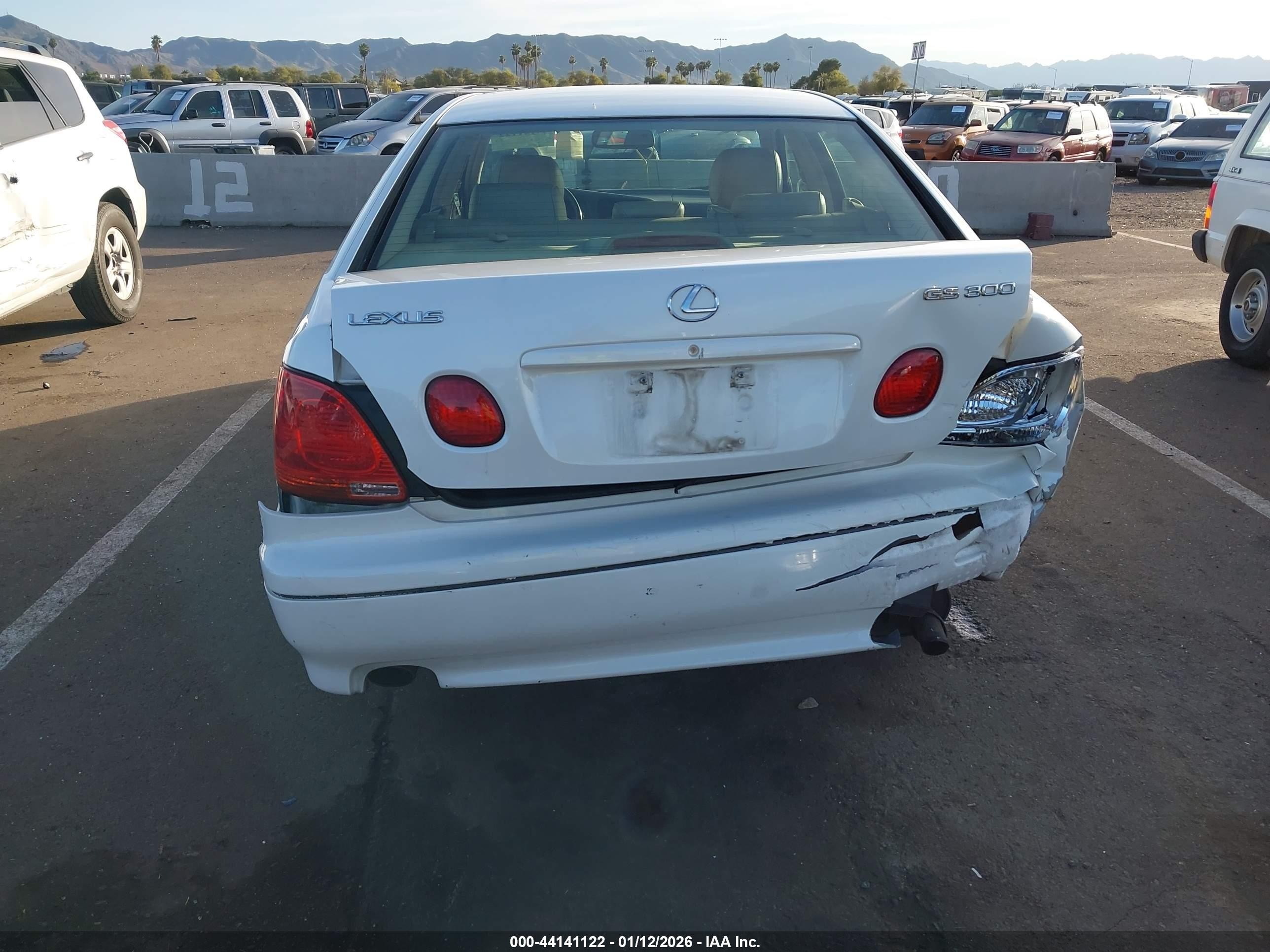 2005 Lexus Gs 300   White vin: JT8BD69S650204604