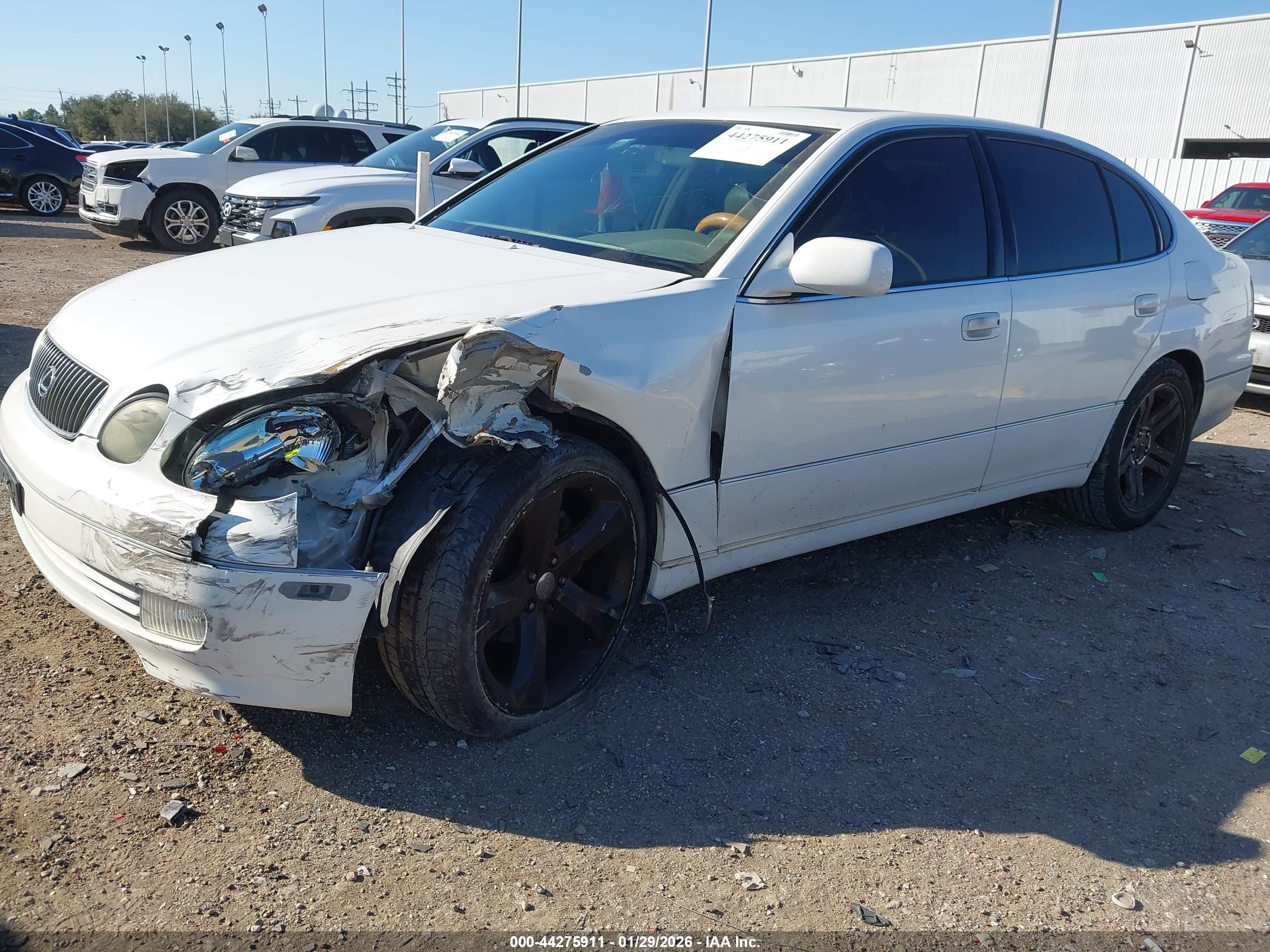 2005 Lexus Gs 300   White vin: JT8BD69S650205123