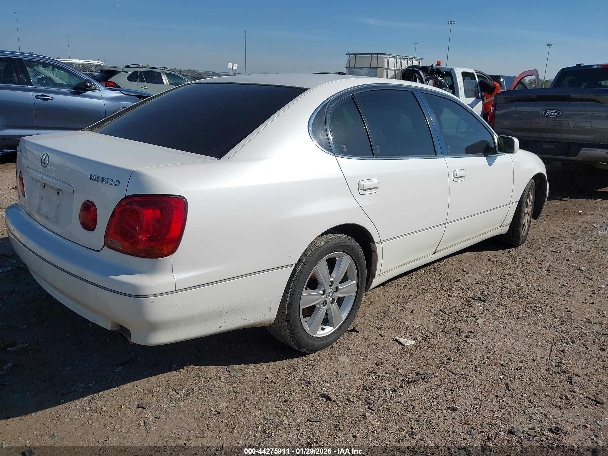 2005 Lexus Gs 300   White vin: JT8BD69S650205123