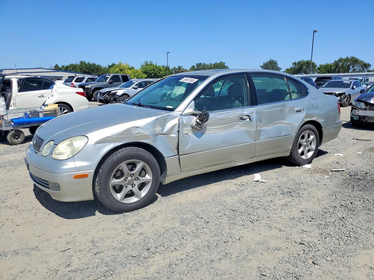 2001 Lexus Gs 300 Silver vin: JT8BD69S710123220