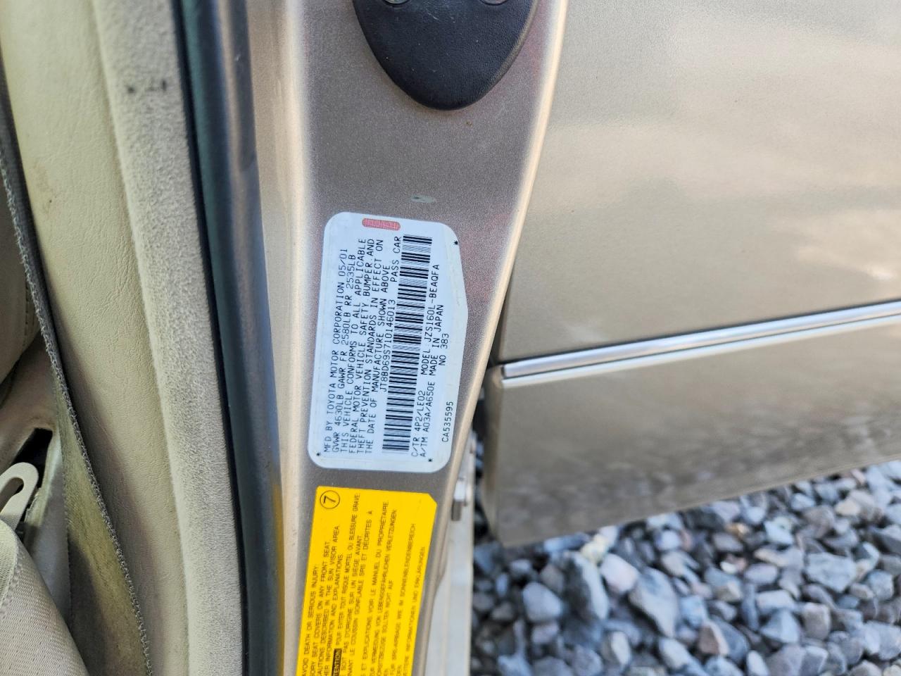 2001 Lexus Gs 300 Серебряный vin: JT8BD69S710146013