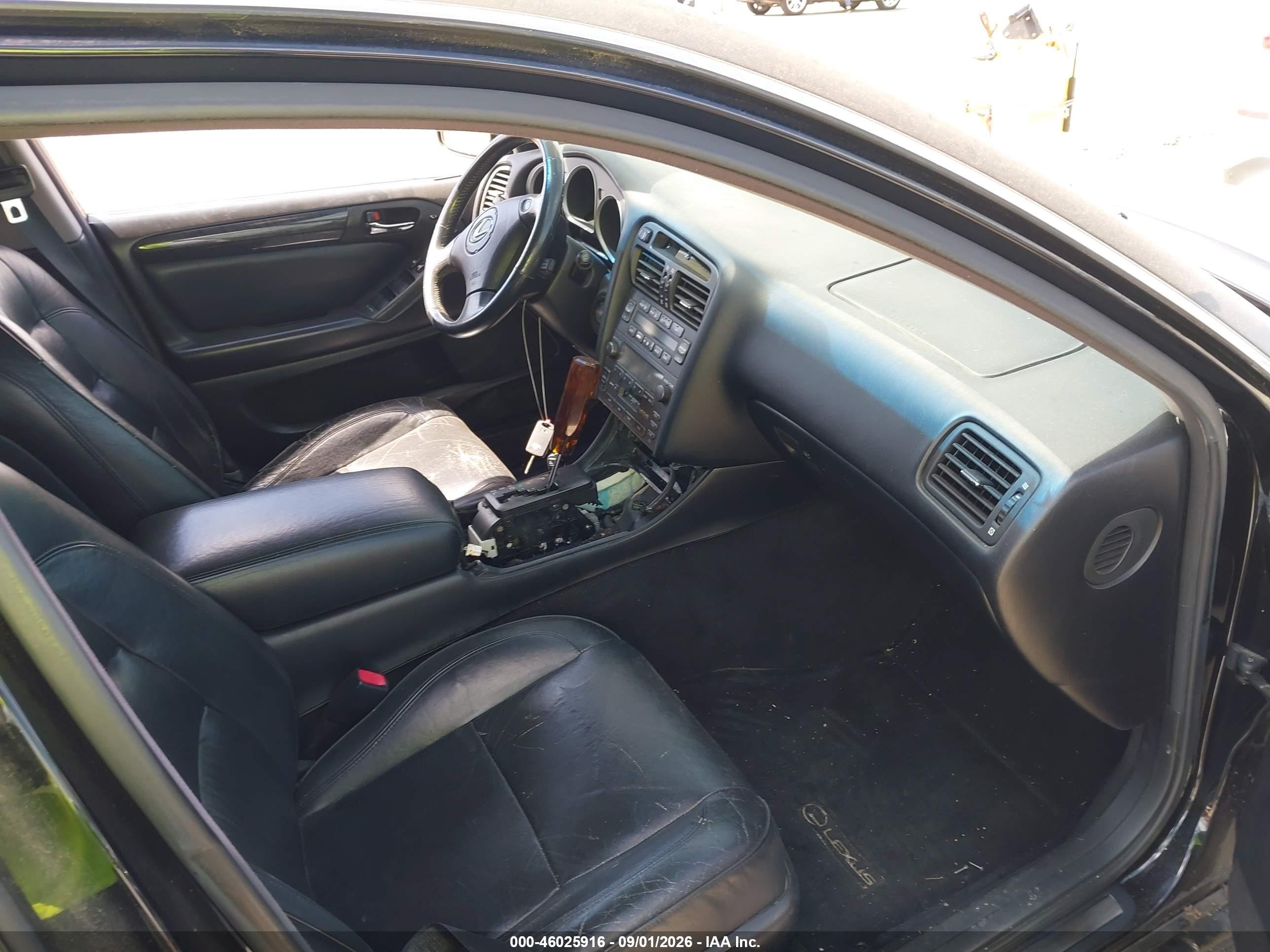 2002 Lexus Gs 300   Black vin: JT8BD69S720154503