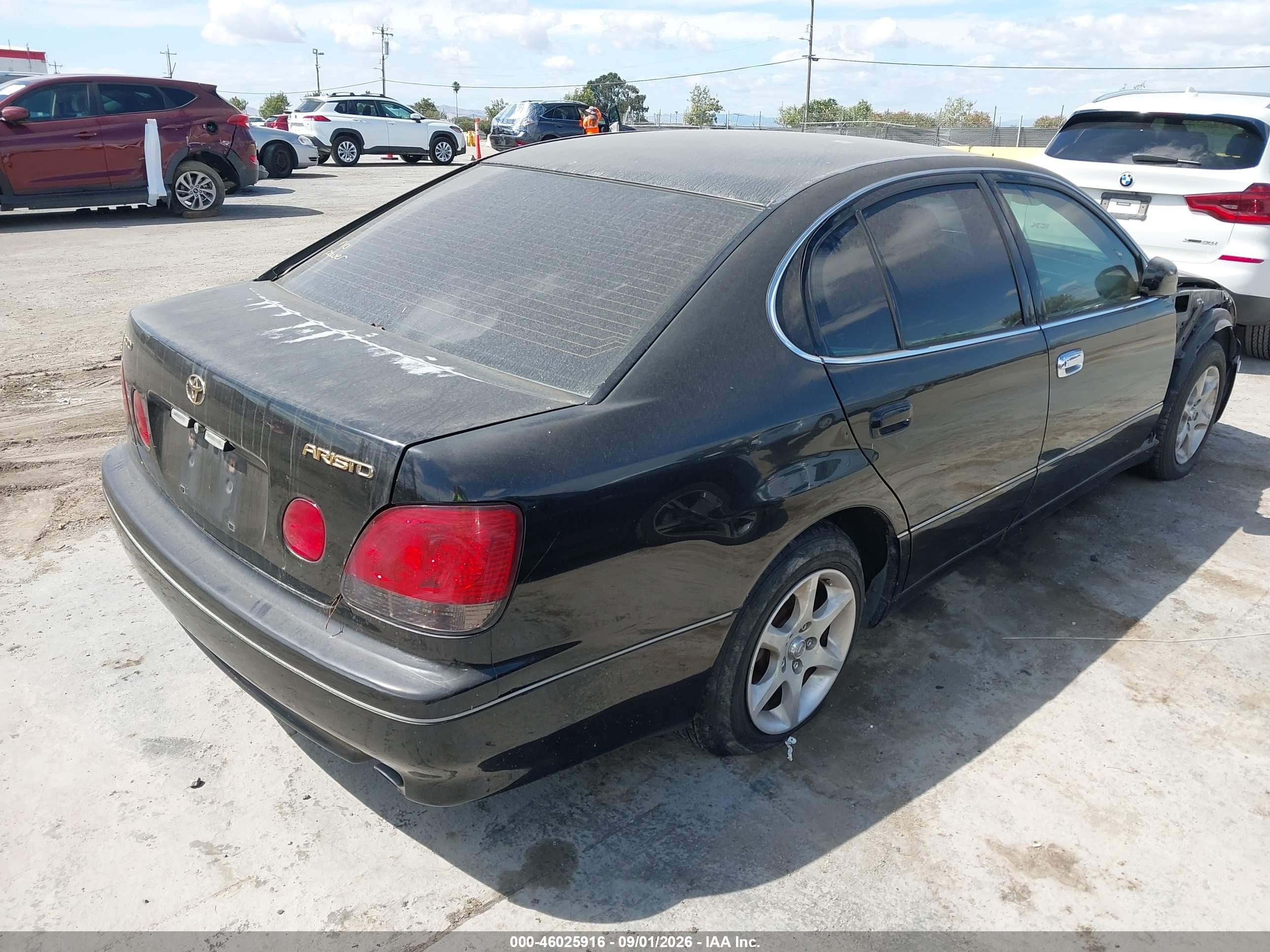 2002 Lexus Gs 300   Black vin: JT8BD69S720154503