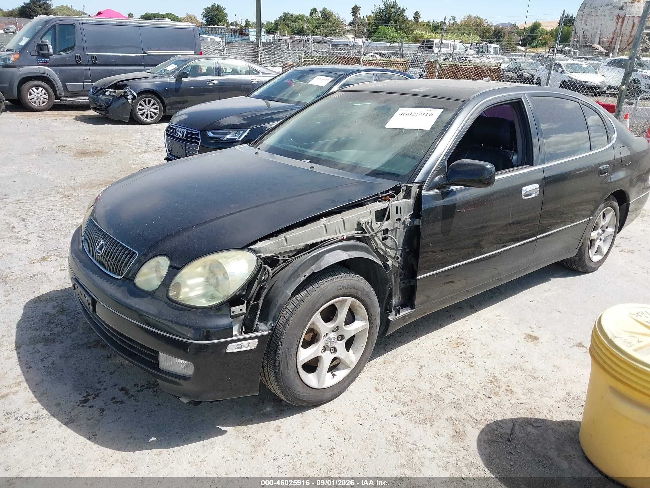 2002 Lexus Gs 300   Black vin: JT8BD69S720154503