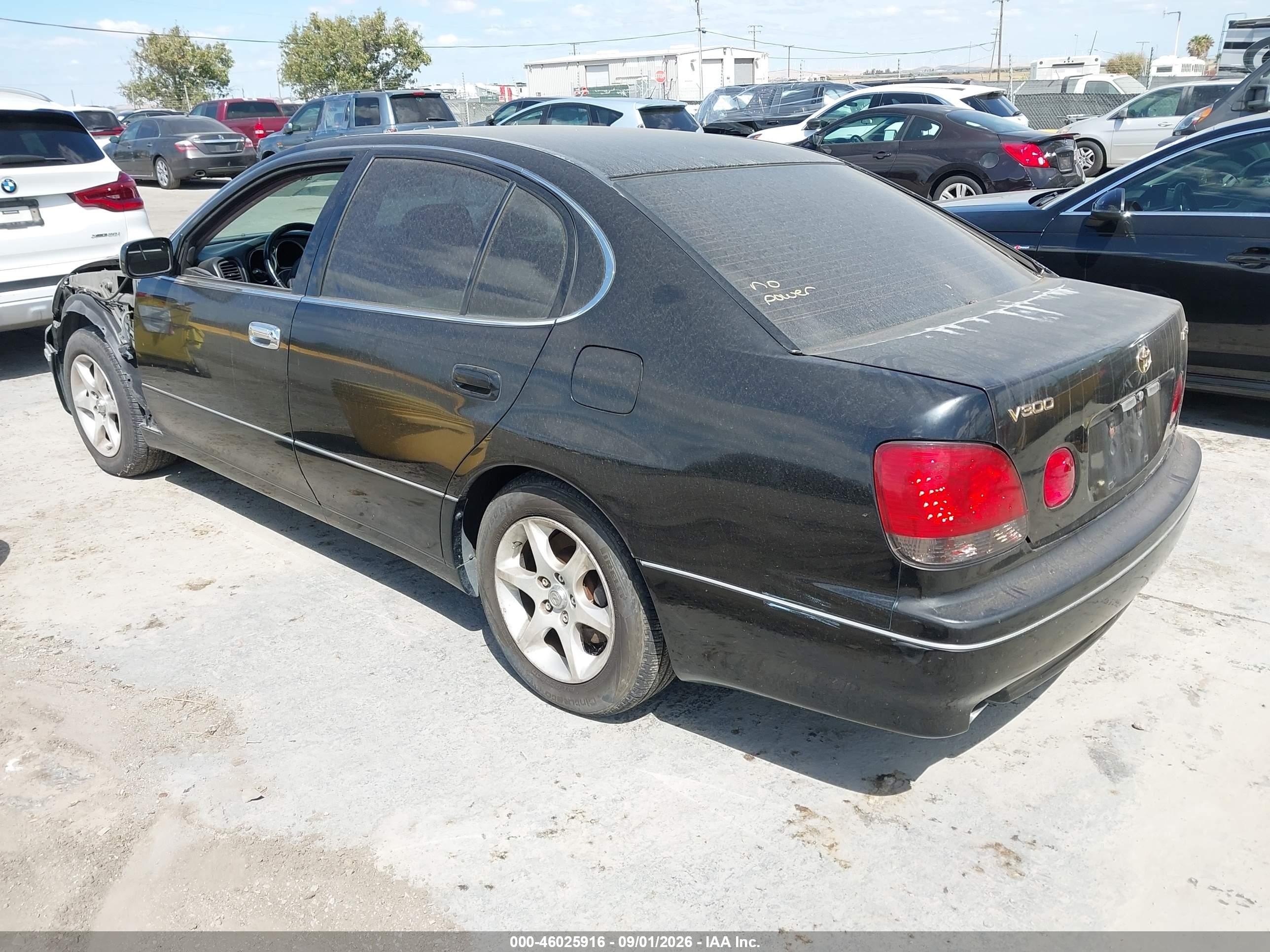 2002 Lexus Gs 300   Black vin: JT8BD69S720154503