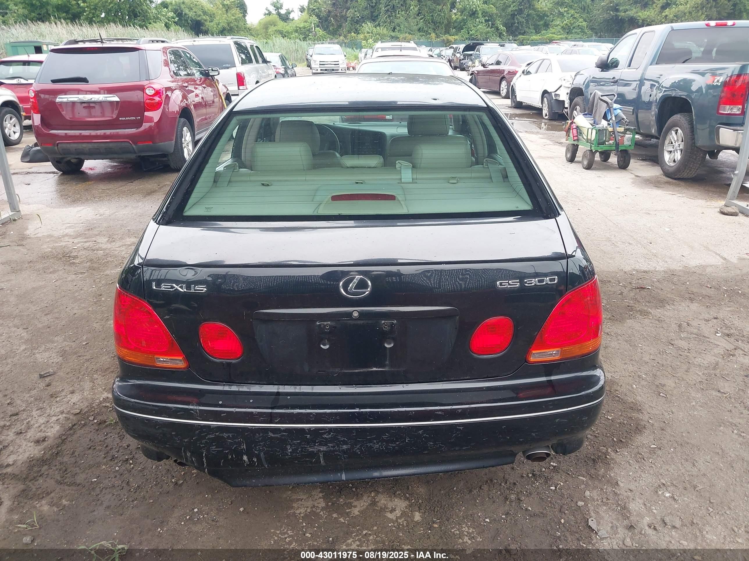 2002 Lexus Gs 300   Black vin: JT8BD69S720172161