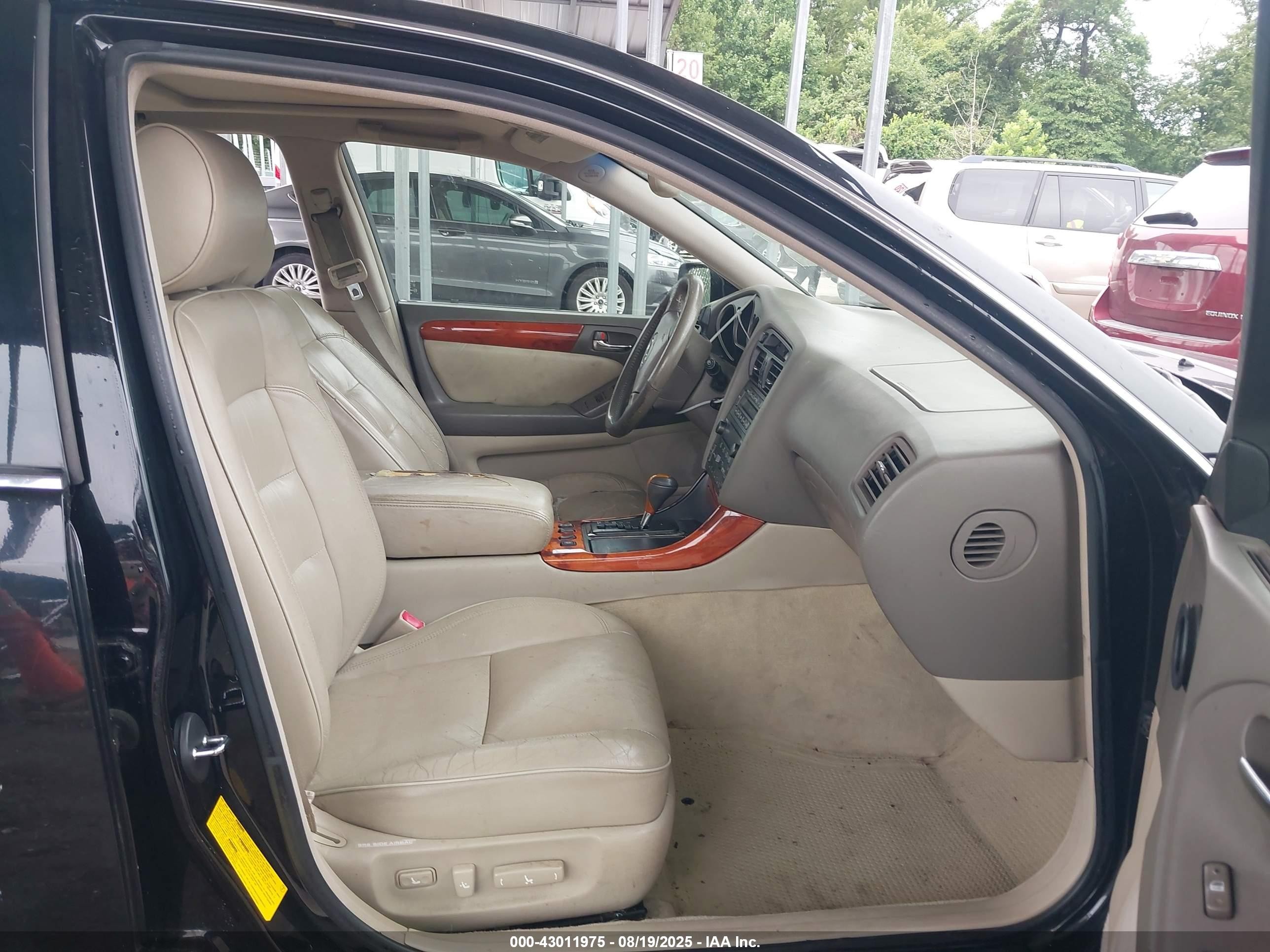 2002 Lexus Gs 300   Black vin: JT8BD69S720172161