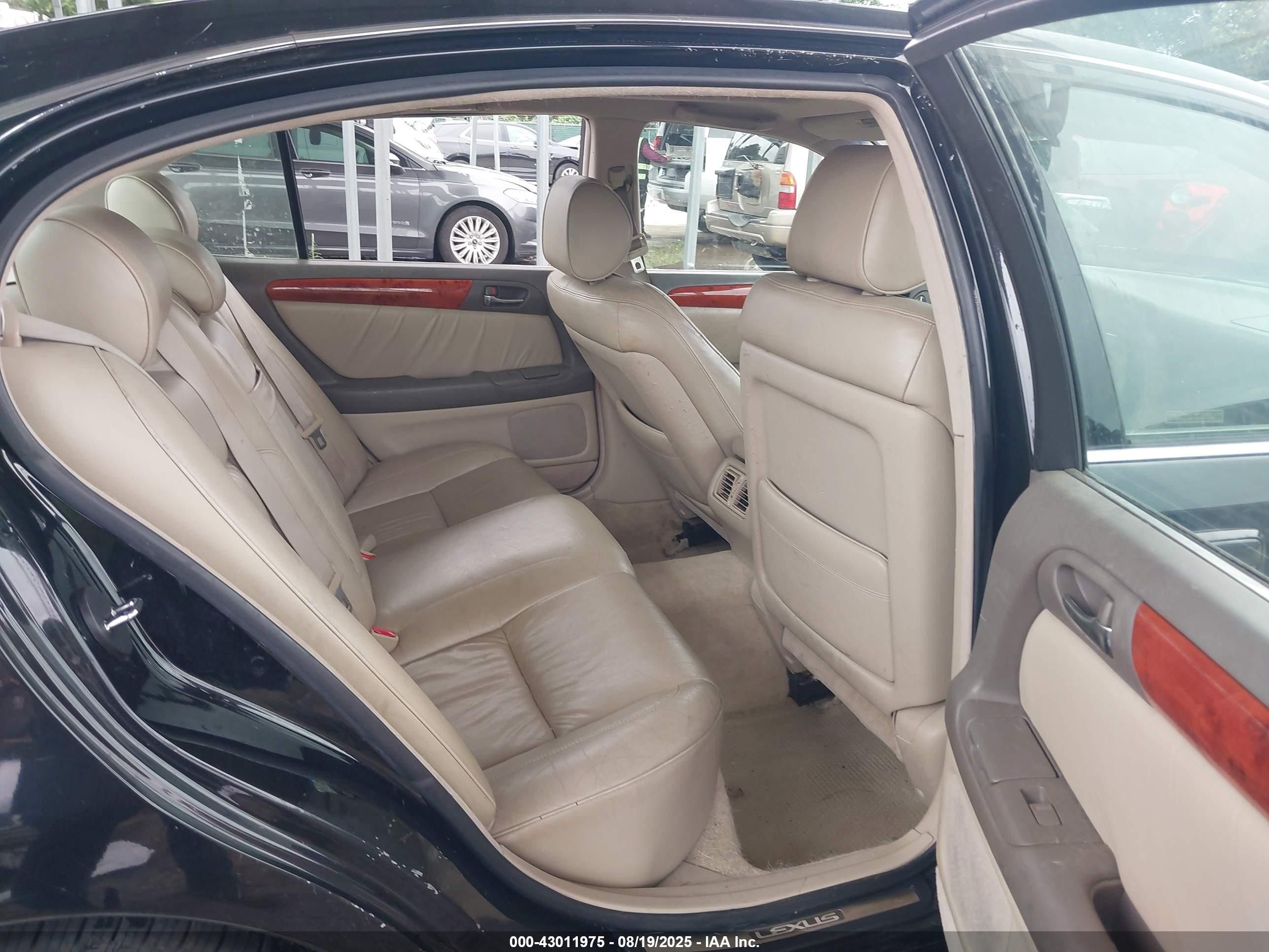 2002 Lexus Gs 300   Black vin: JT8BD69S720172161