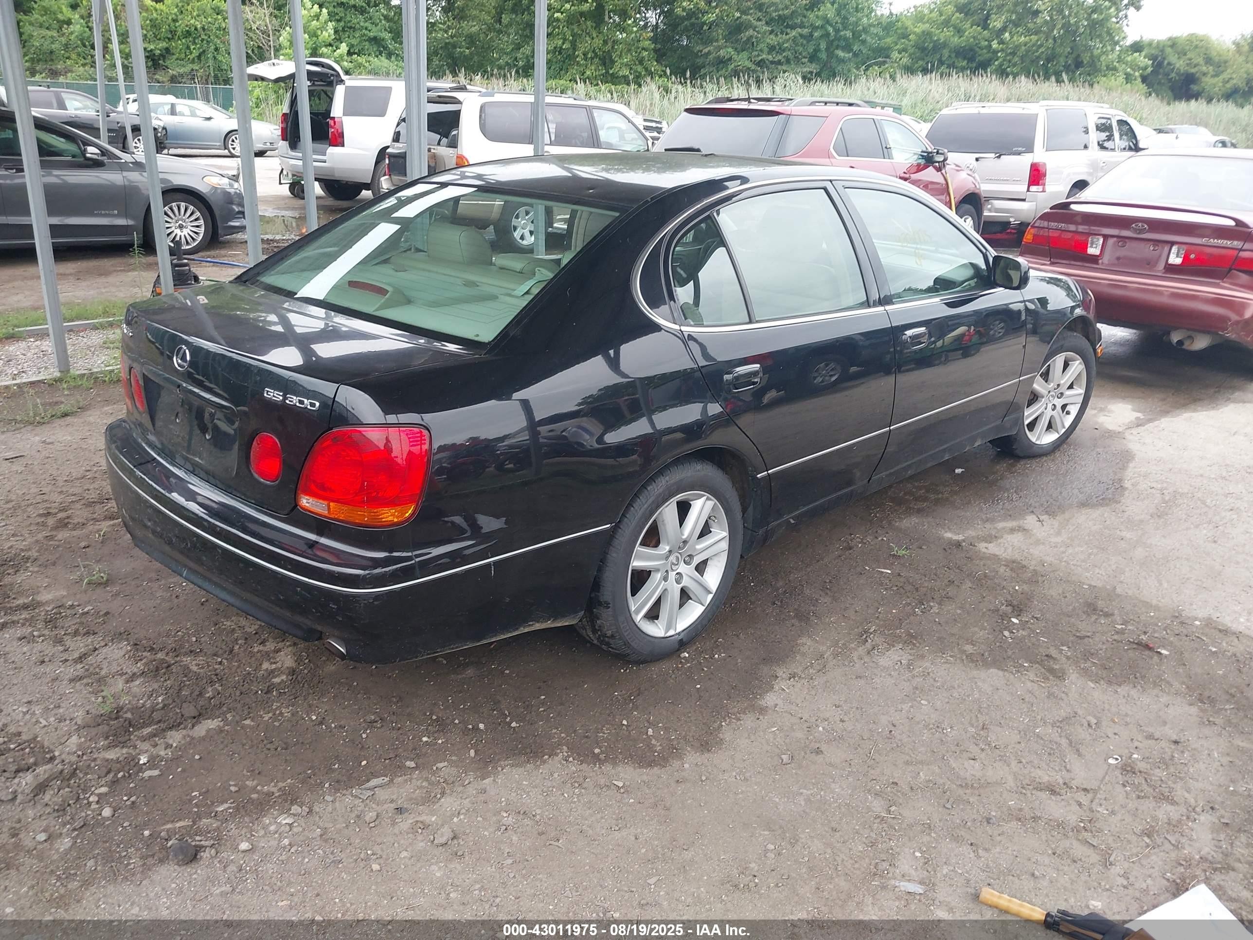 2002 Lexus Gs 300   Black vin: JT8BD69S720172161