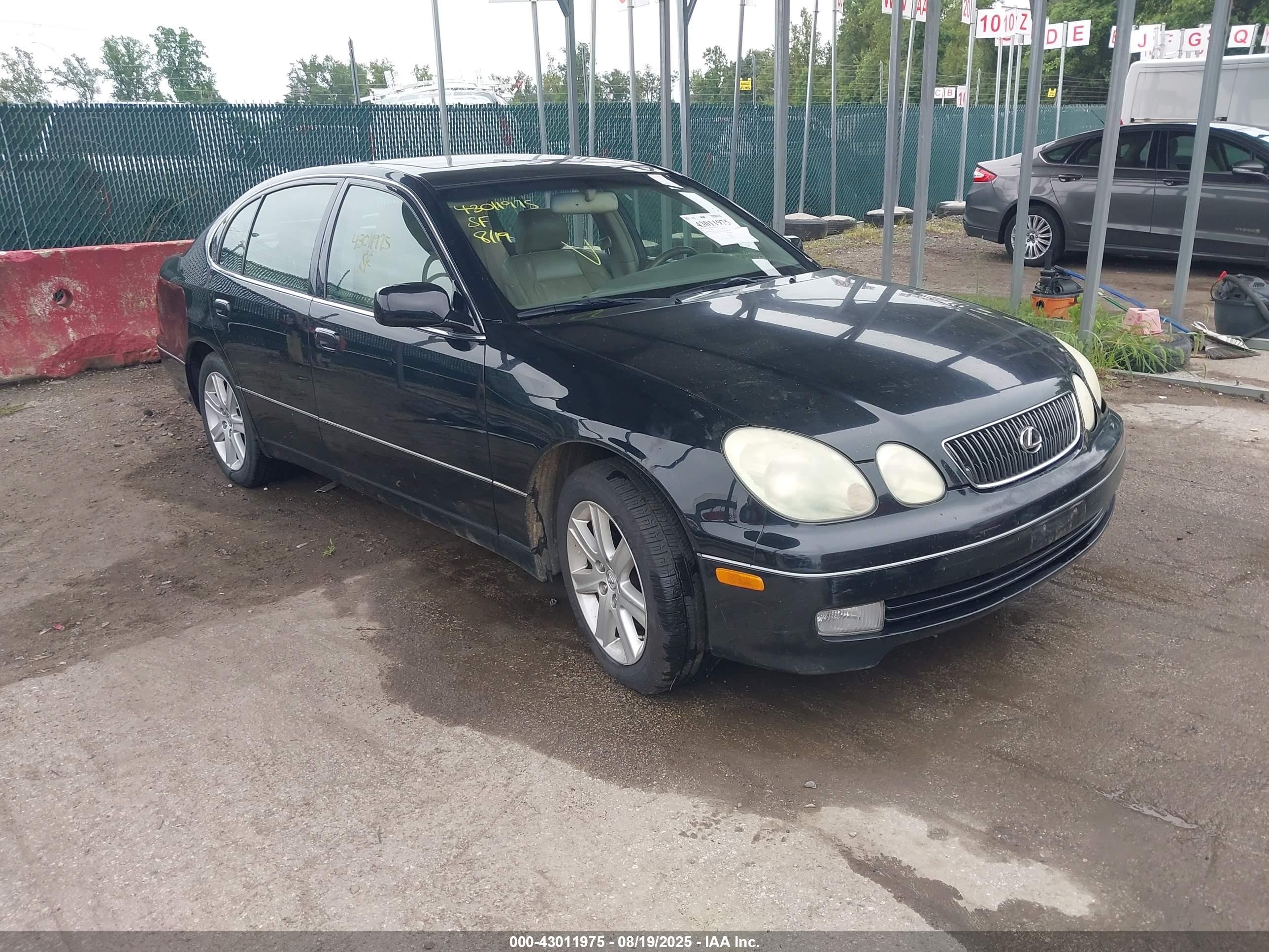 2002 Lexus Gs 300   Black vin: JT8BD69S720172161