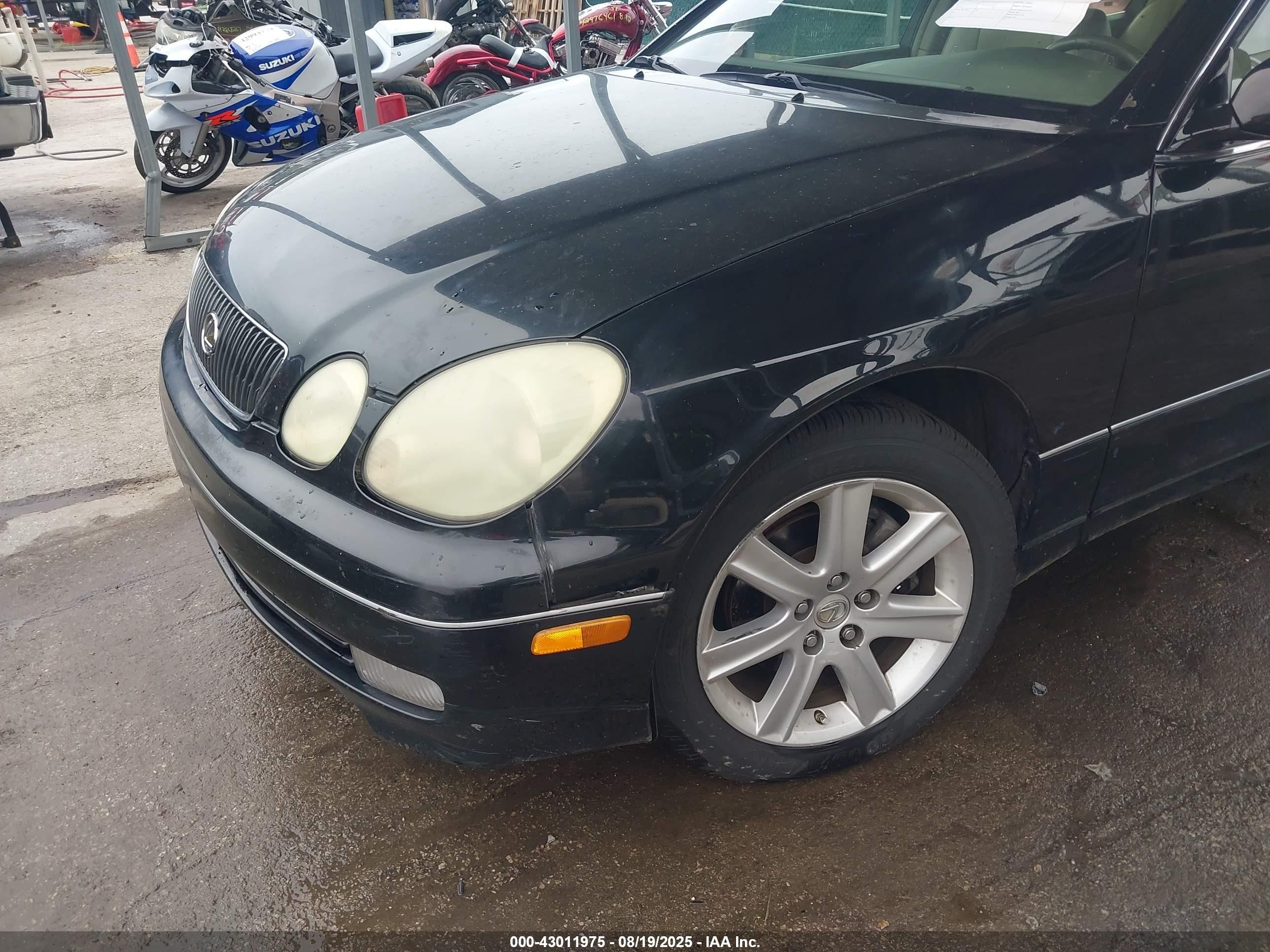 2002 Lexus Gs 300   Black vin: JT8BD69S720172161