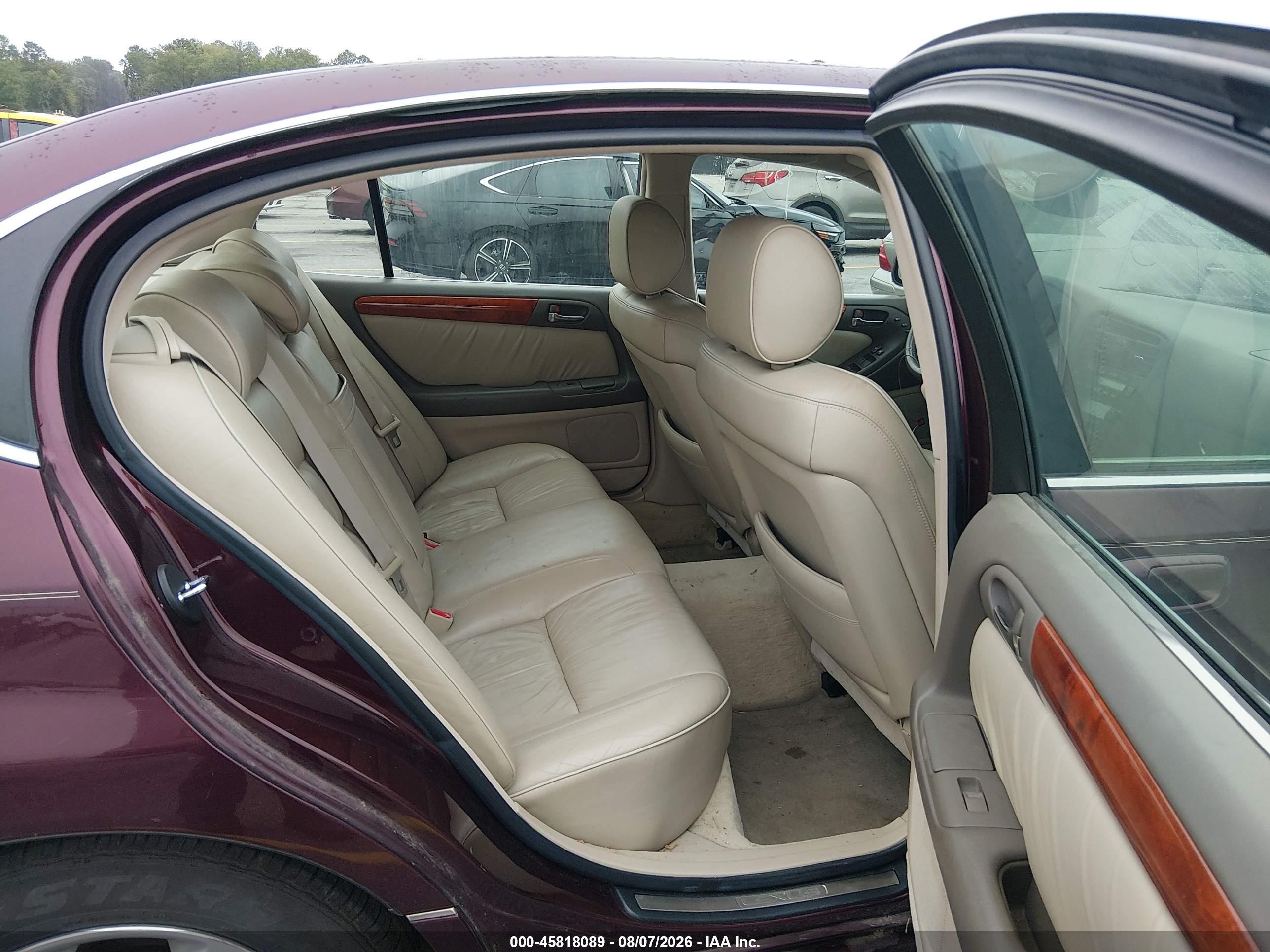 2003 Lexus Gs 300   Красный vin: JT8BD69S730180763