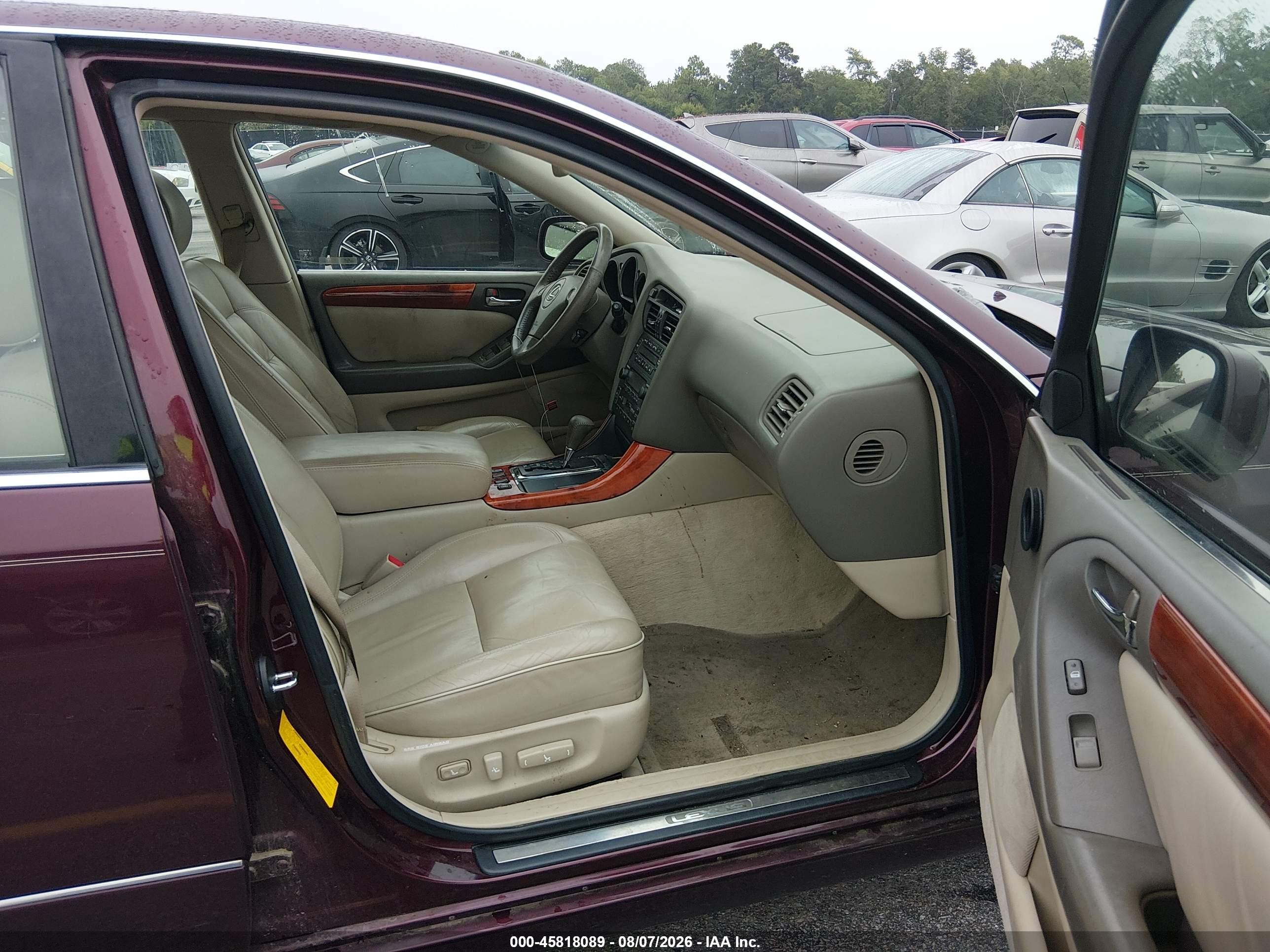 2003 Lexus Gs 300   Красный vin: JT8BD69S730180763