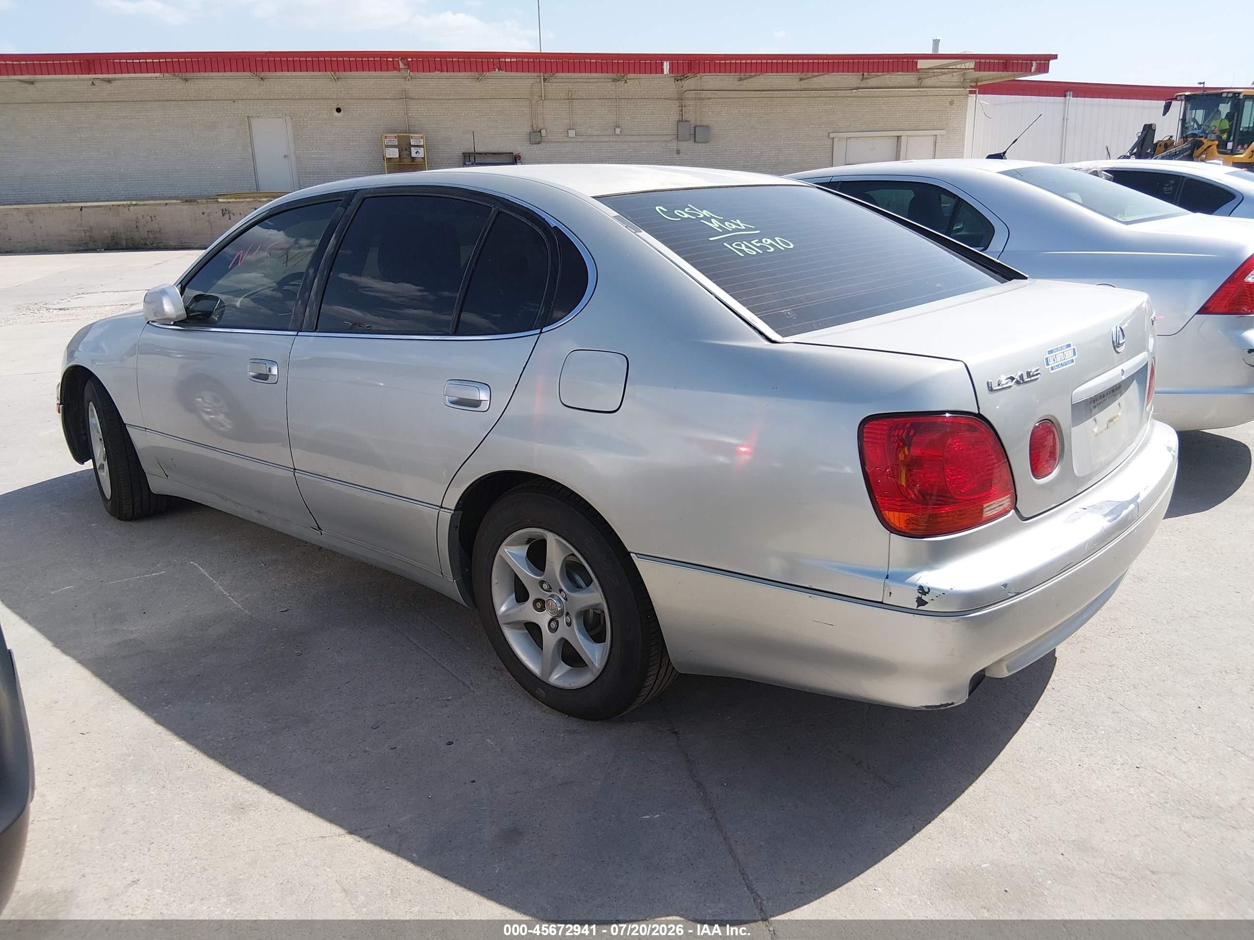 2003 Lexus Gs 300   Silver vin: JT8BD69S730181590