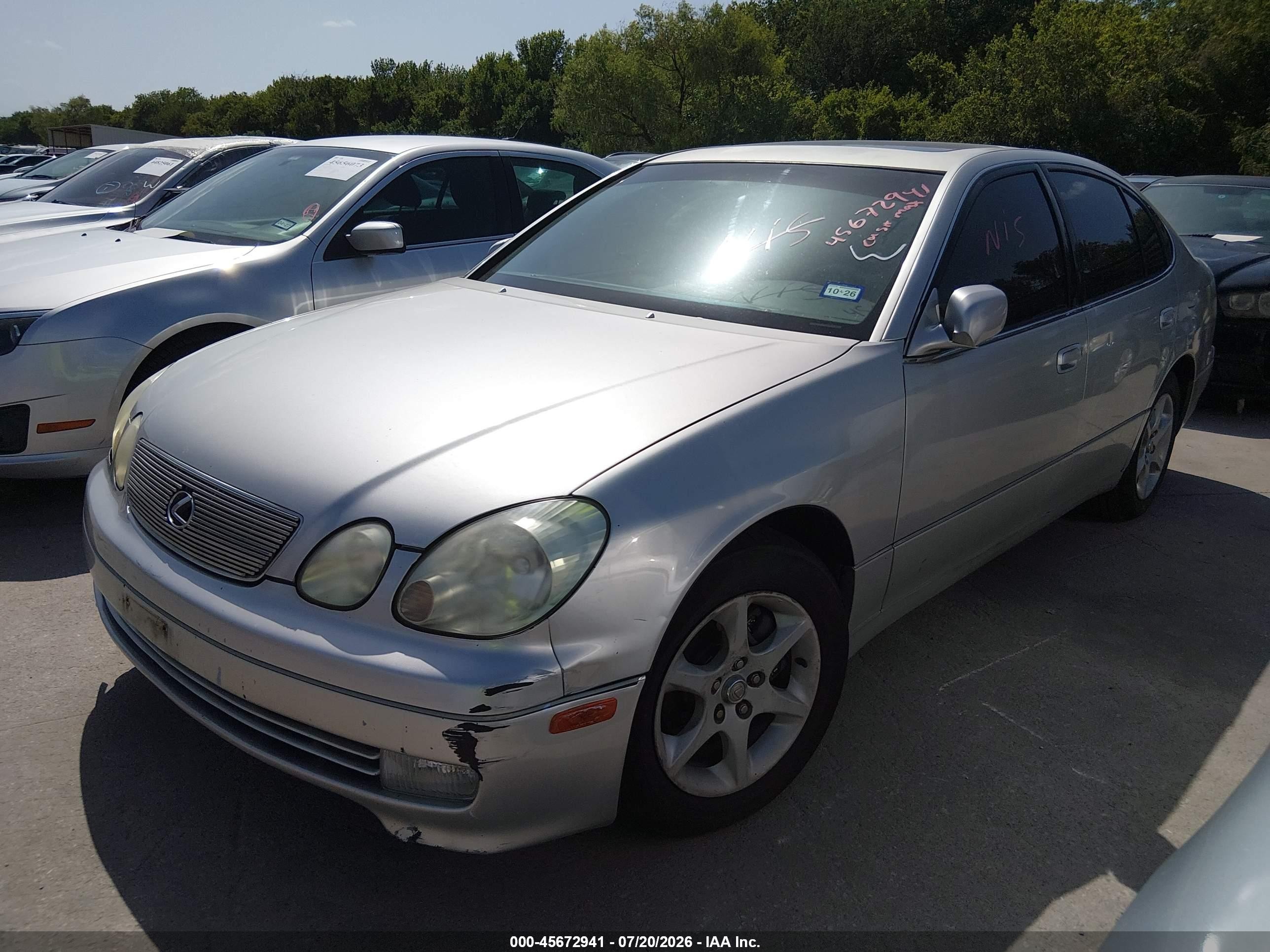 2003 Lexus Gs 300   Silver vin: JT8BD69S730181590