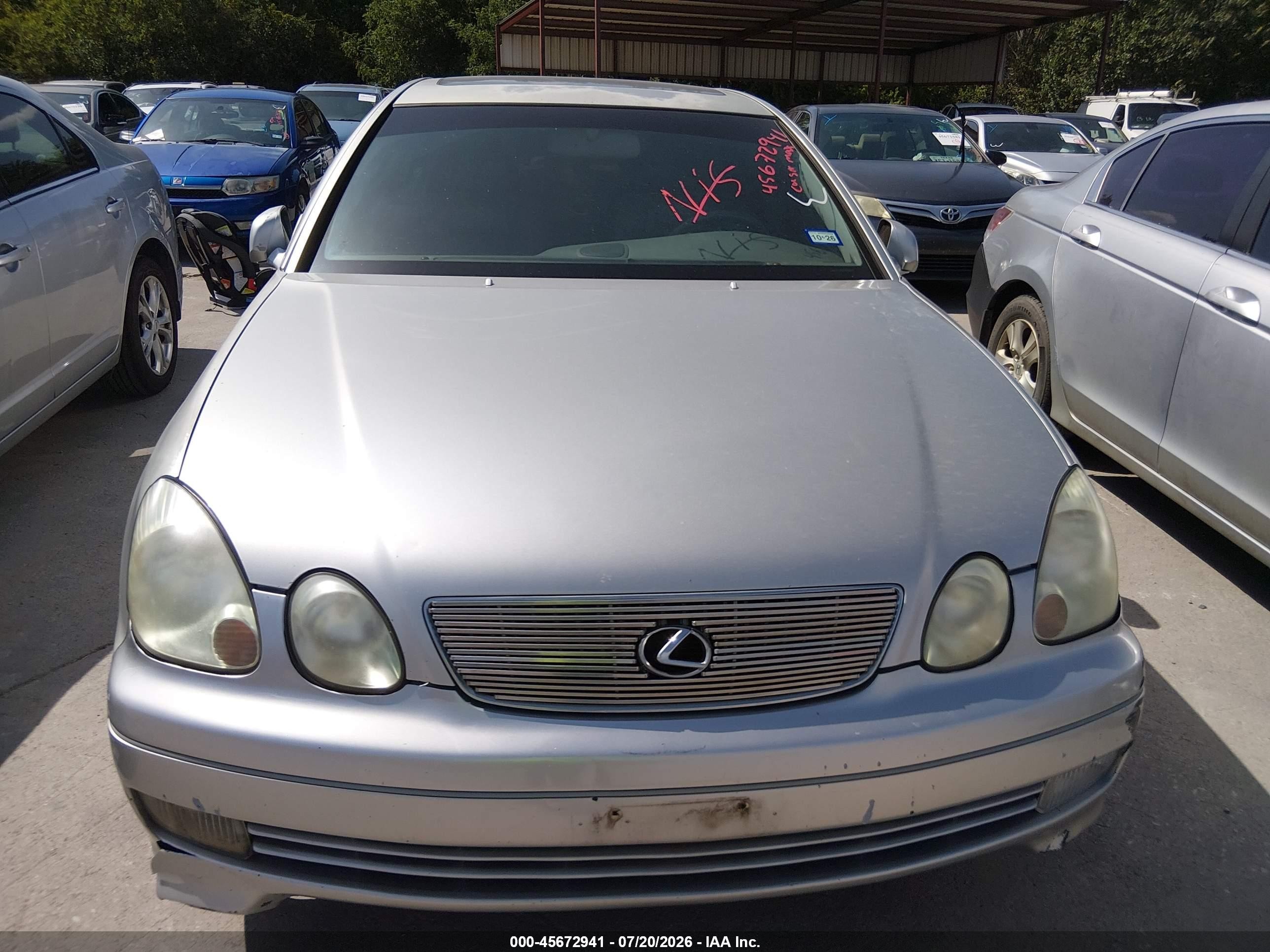 2003 Lexus Gs 300   Silver vin: JT8BD69S730181590