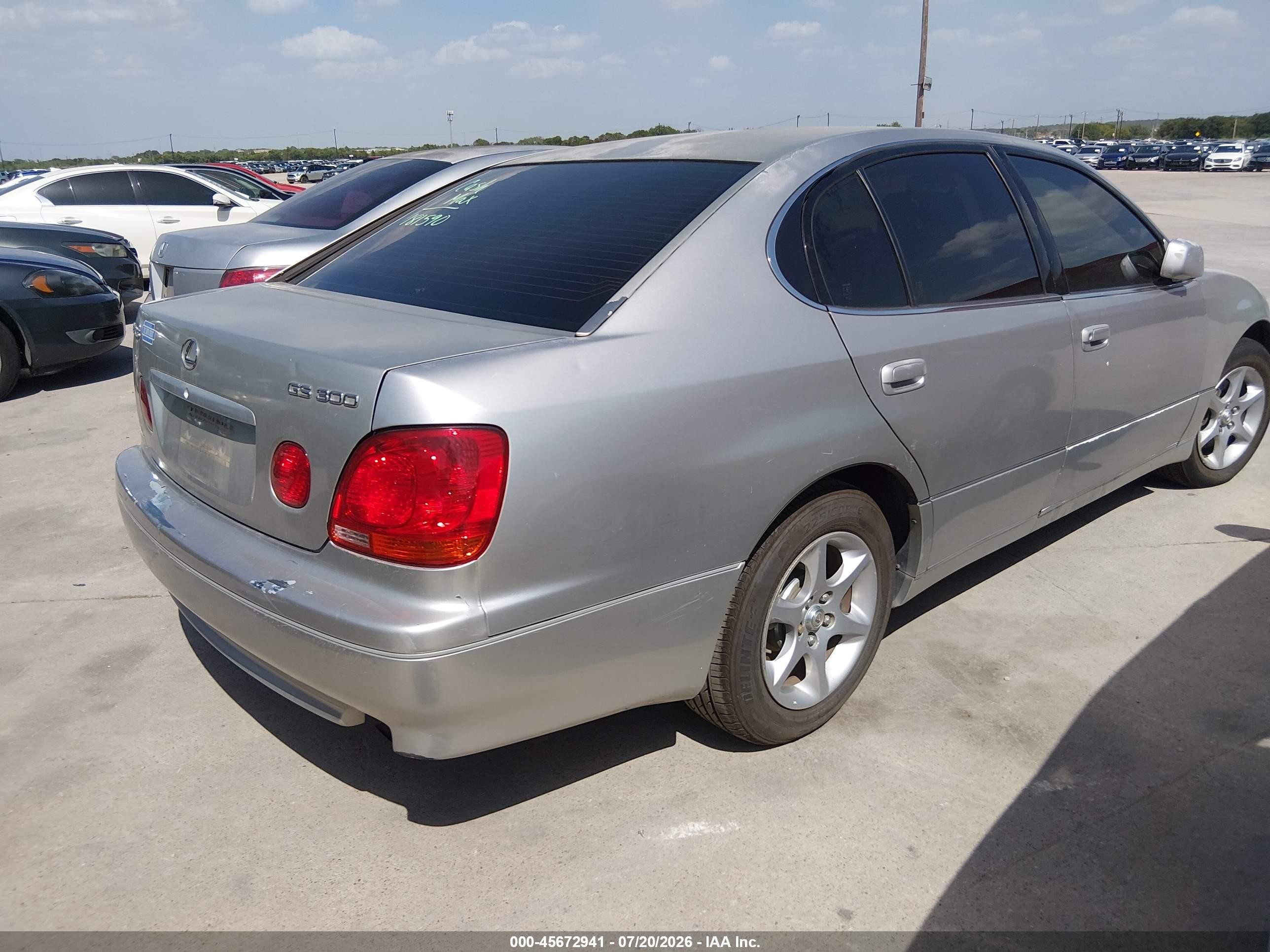 2003 Lexus Gs 300   Silver vin: JT8BD69S730181590