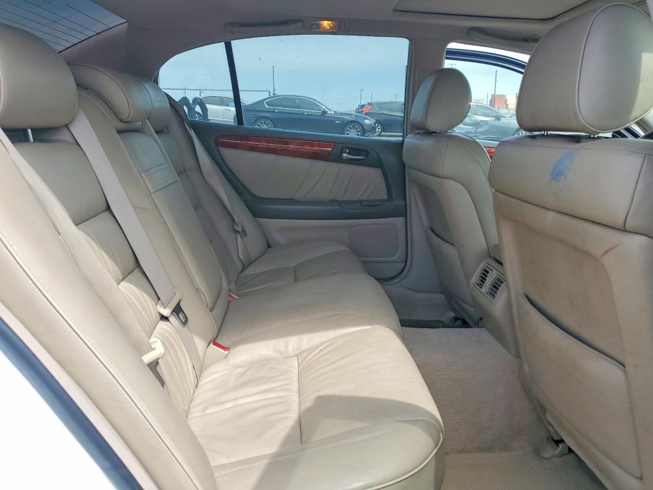 2004 Lexus Gs 300 White vin: JT8BD69S740203928
