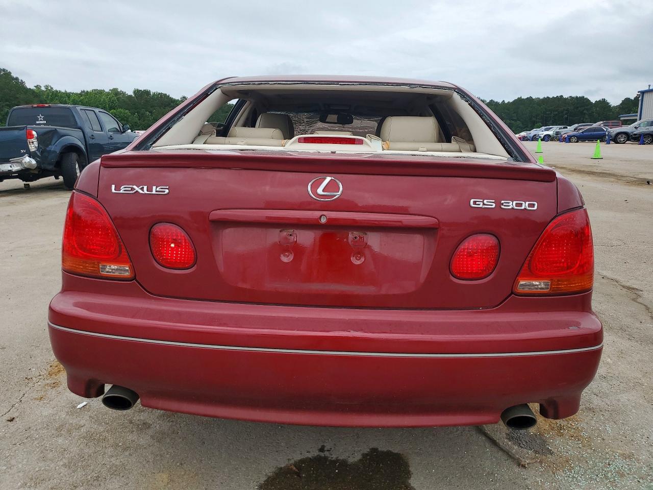 2001 Lexus Gs 300 Red vin: JT8BD69S810117748