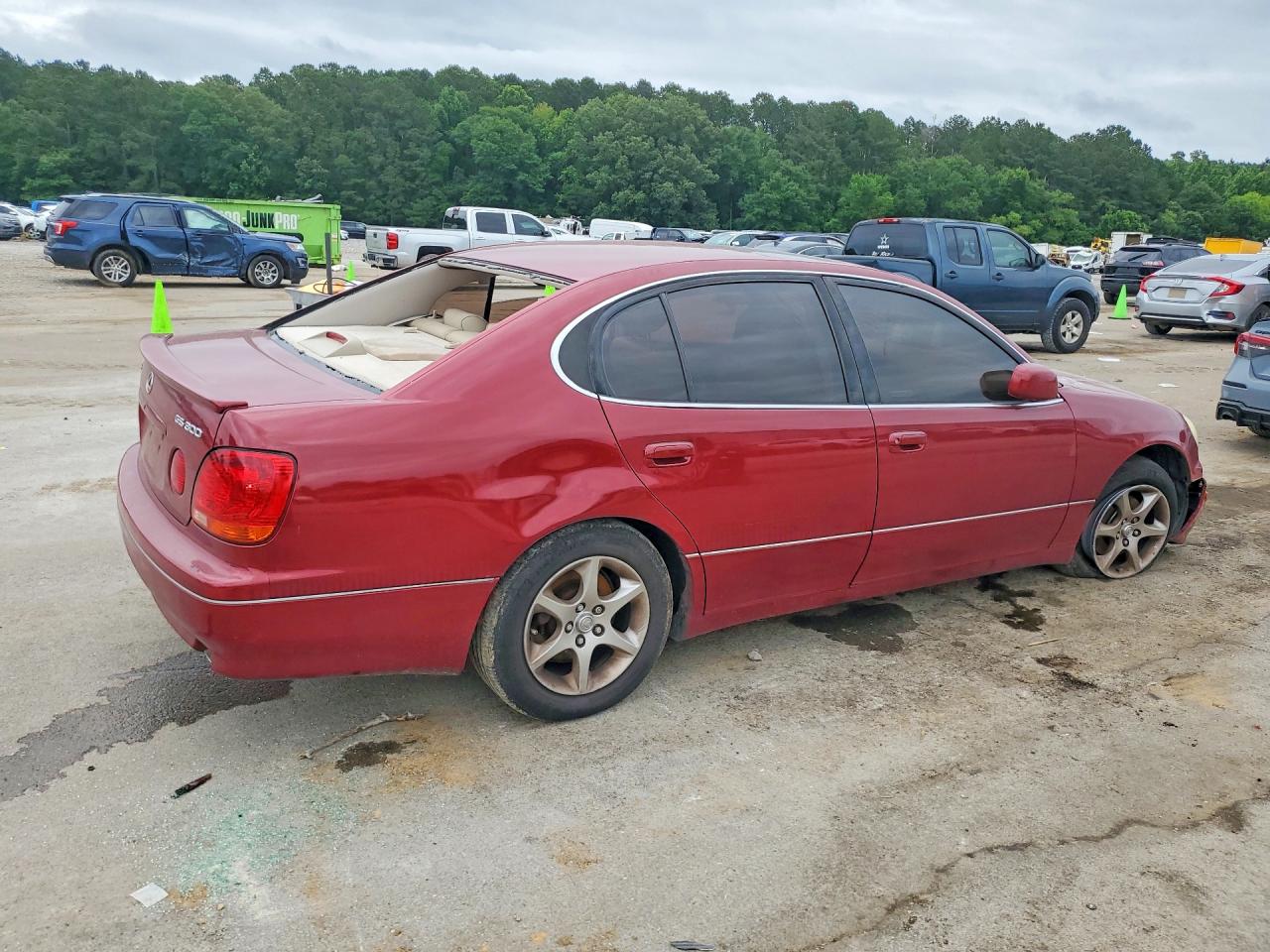 2001 Lexus Gs 300 Red vin: JT8BD69S810117748