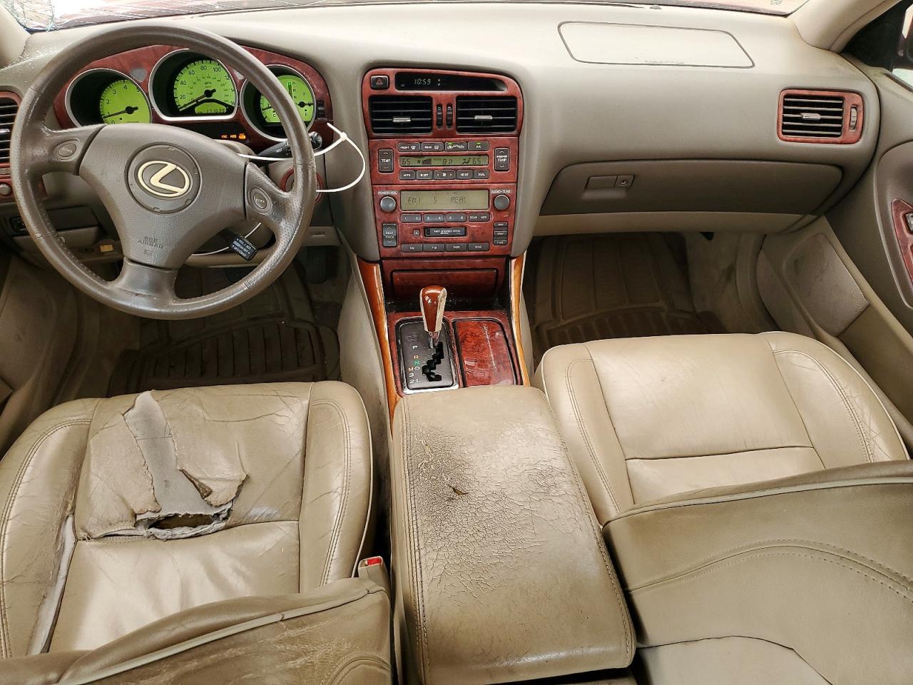 2001 Lexus Gs 300 Red vin: JT8BD69S810117748